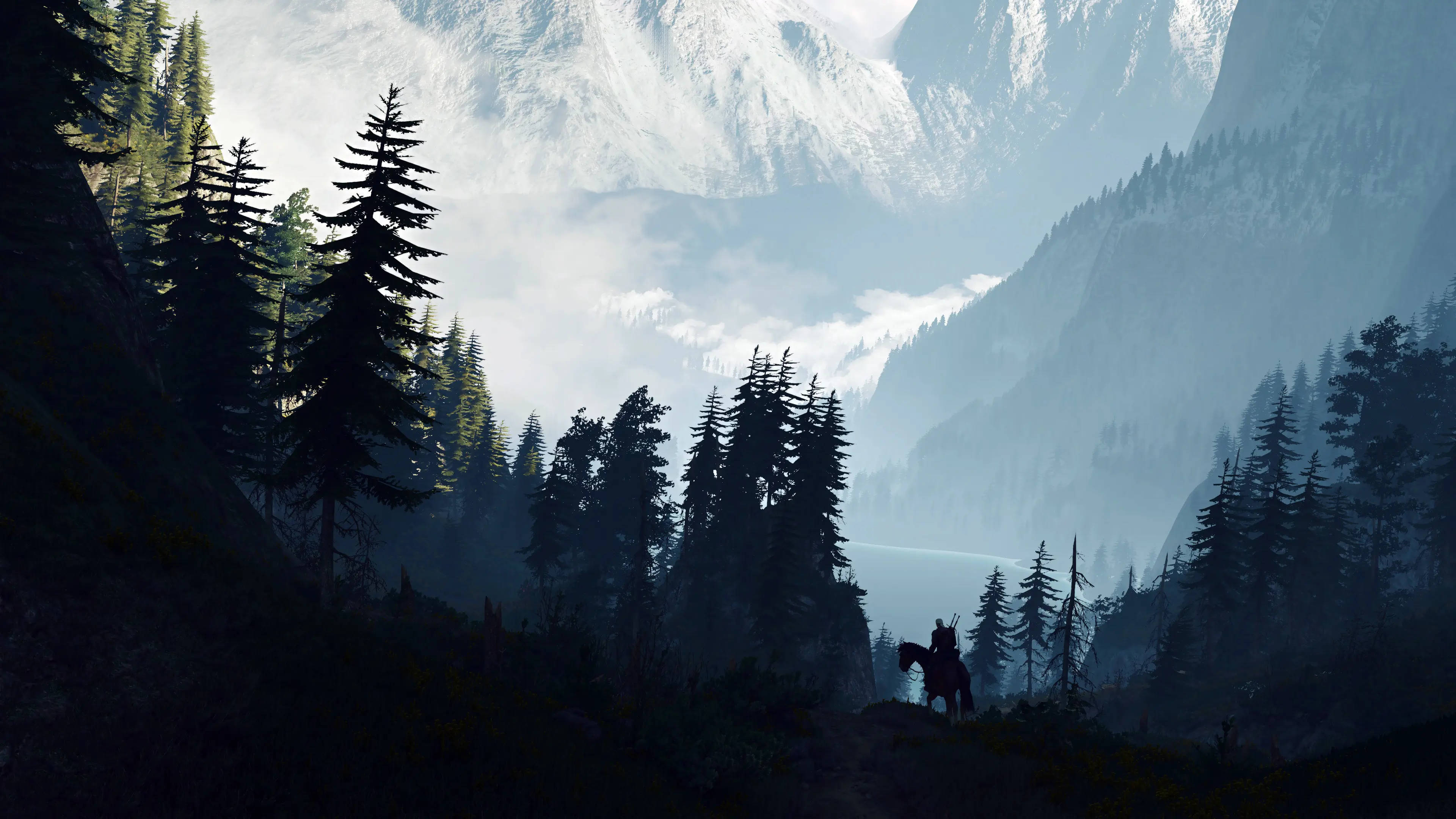 Witcher 3, 4K, landscape, 4K Desktop Wallpaper