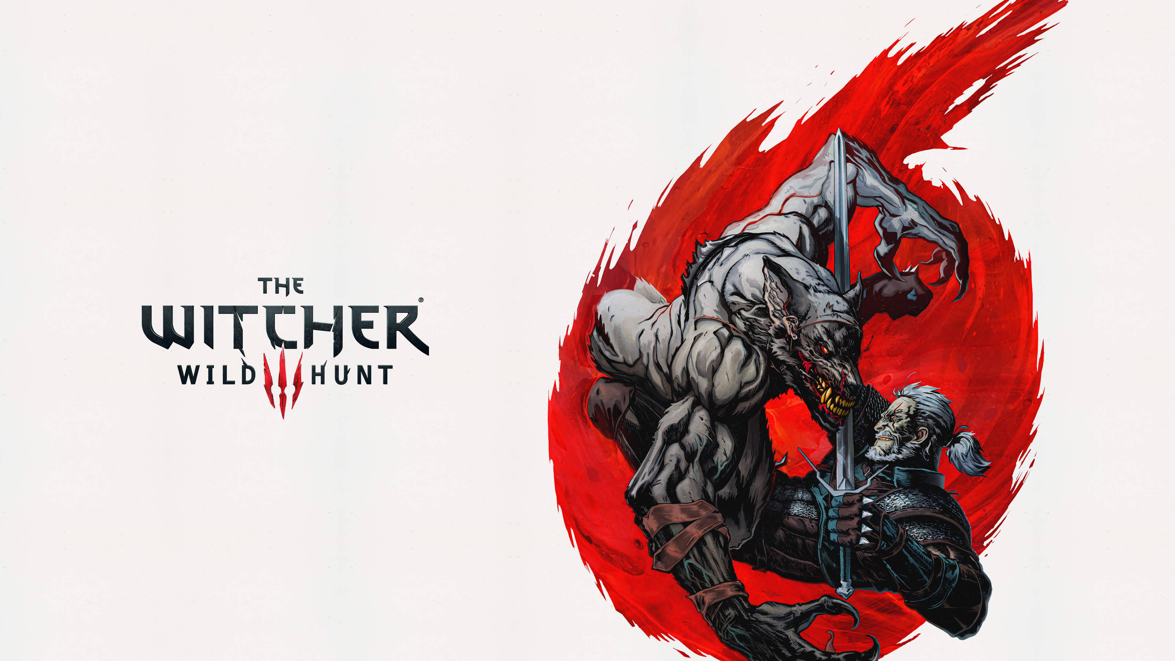 Witcher 3 4K, warrior, dark armor, 4K Desktop Wallpaper