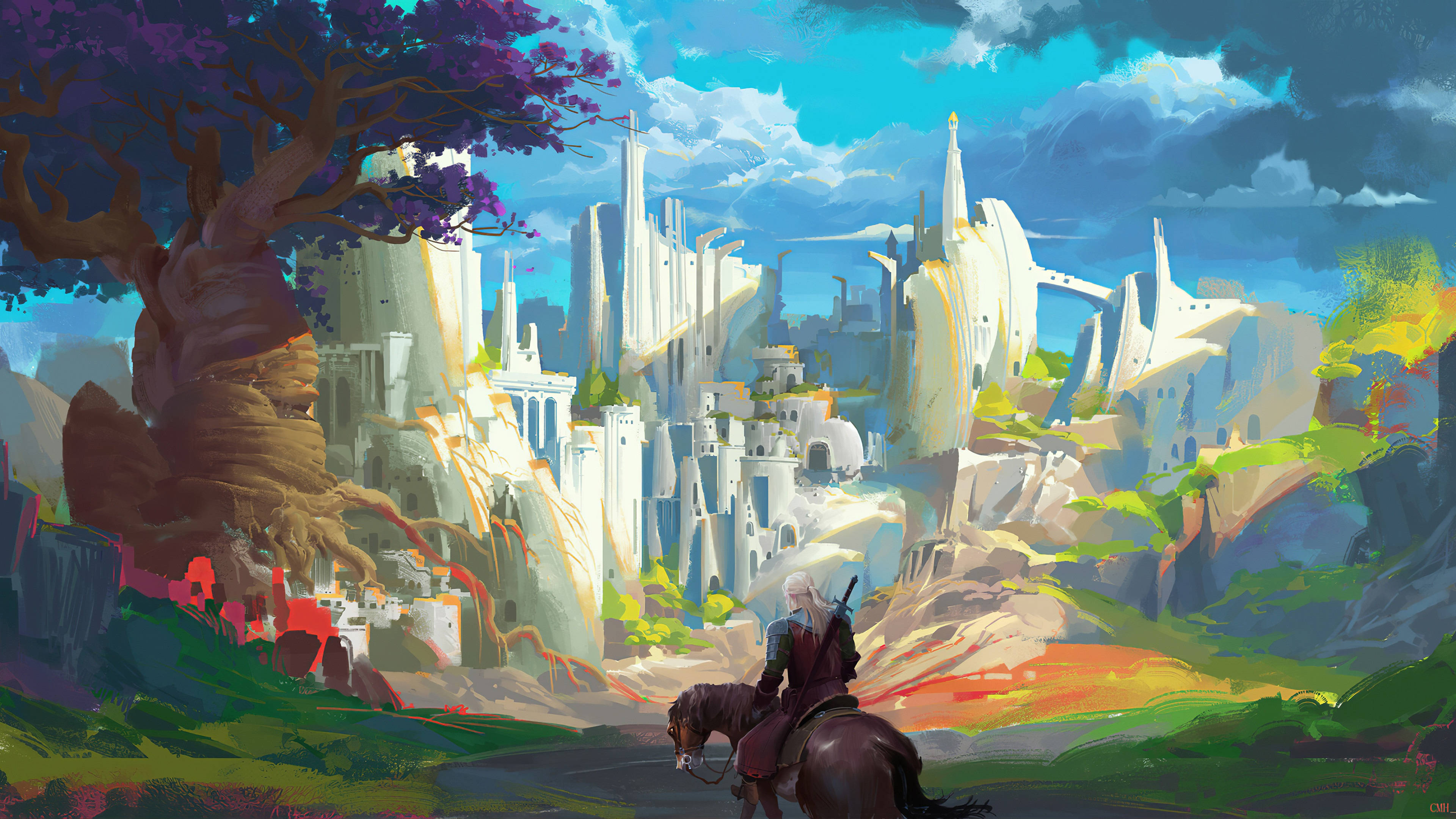 Witcher 3, 4K, fantasy art, 4K Desktop Wallpaper