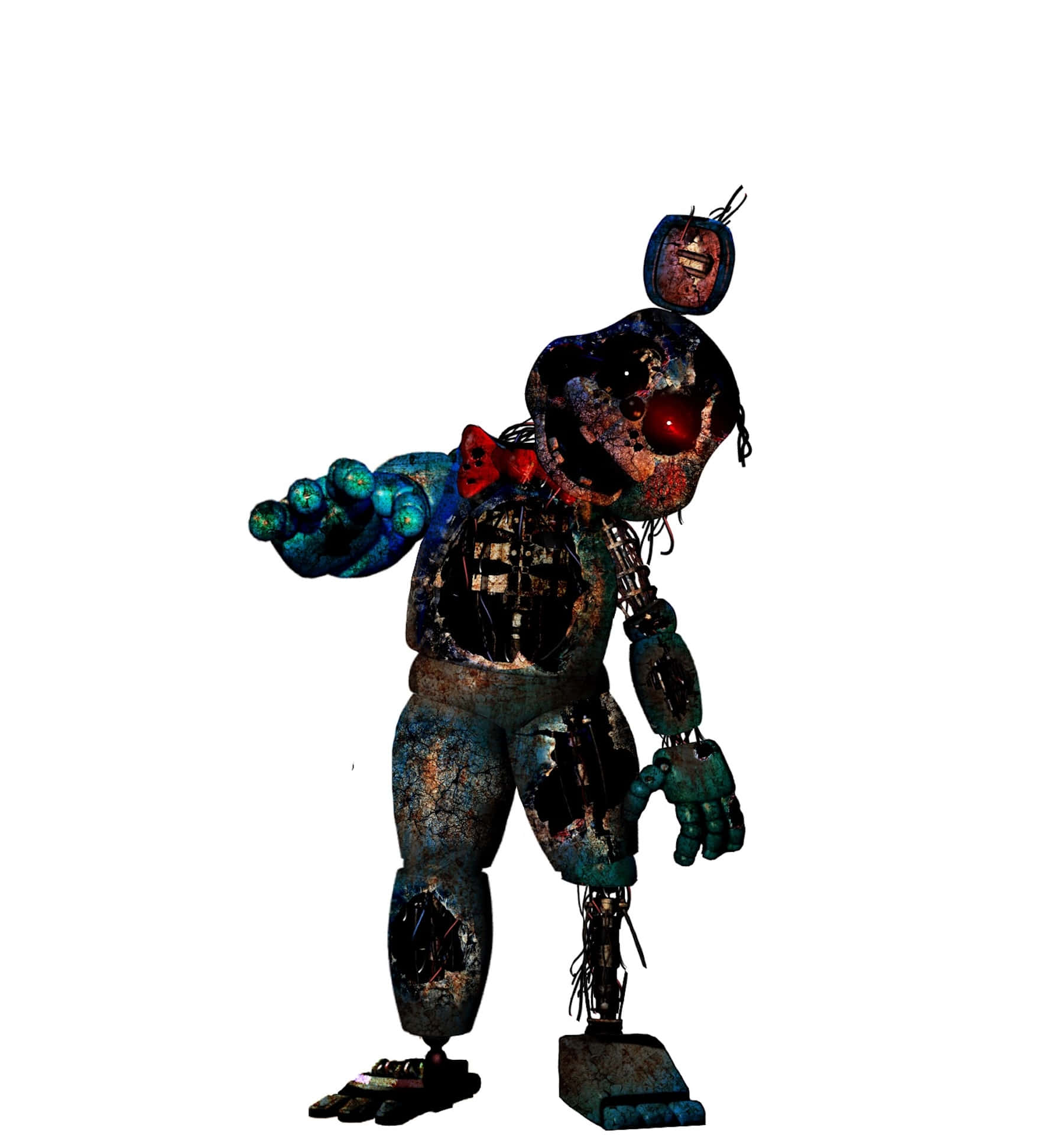 Withered Bonnie, F Na F, glowing red eye, Full HD Phone Wallpaper
