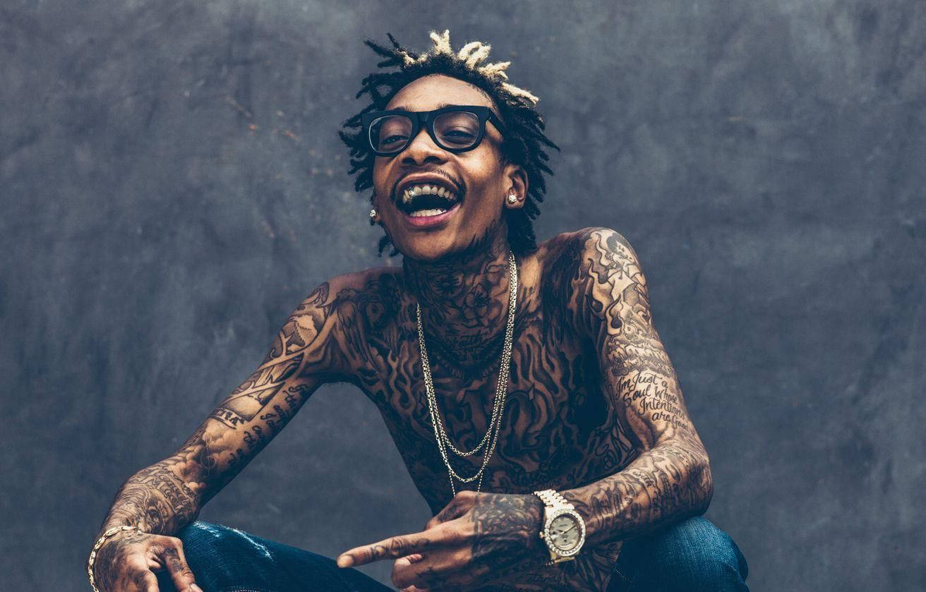 Wiz Khalifa, dreadlocks, glasses, HD Desktop Wallpaper