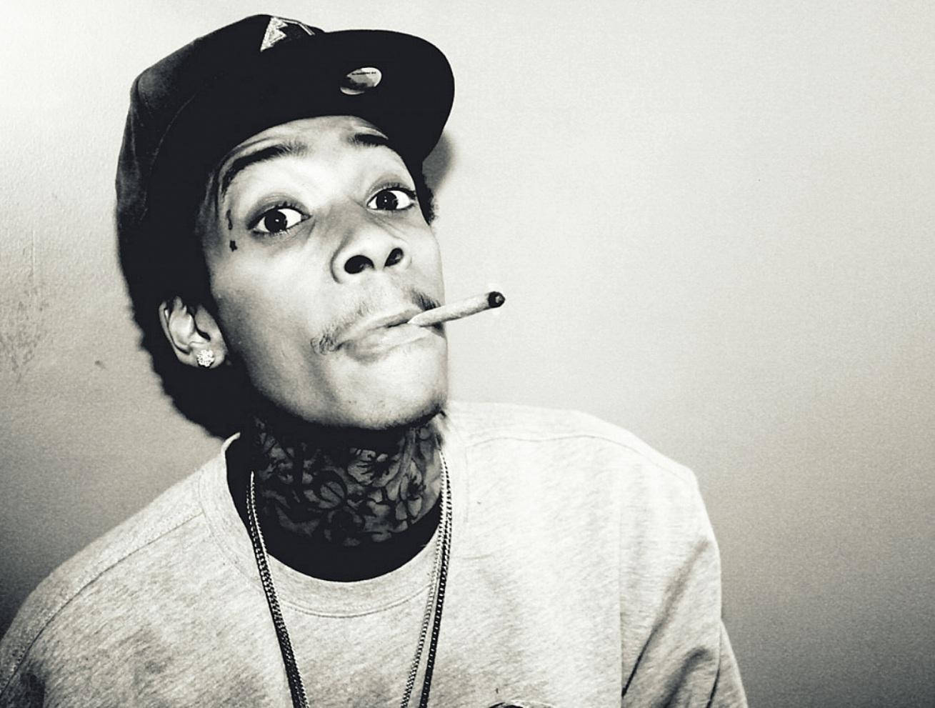 Wiz Khalifa, cap, cigarette, HD Desktop Wallpaper