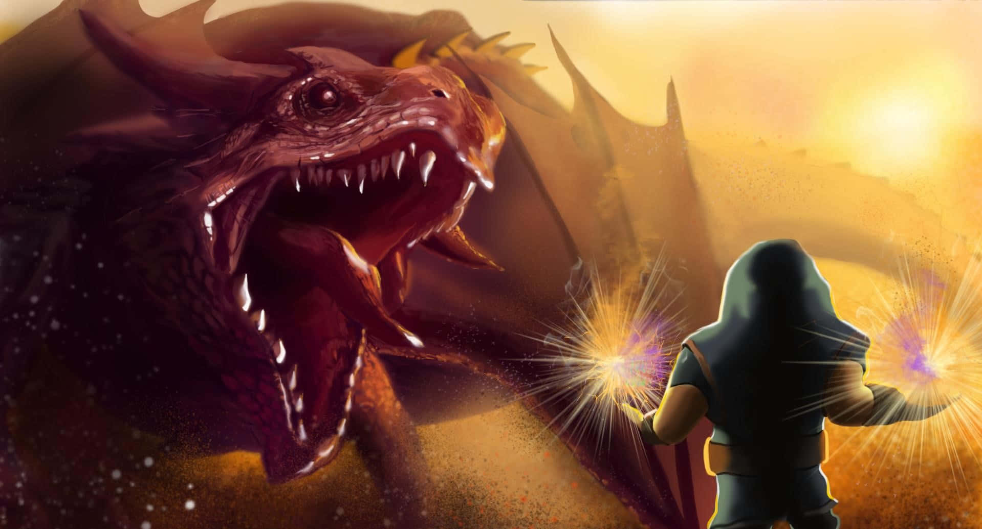 Wizardry, 1919 x 1034, hooded warrior, HD Desktop Wallpaper