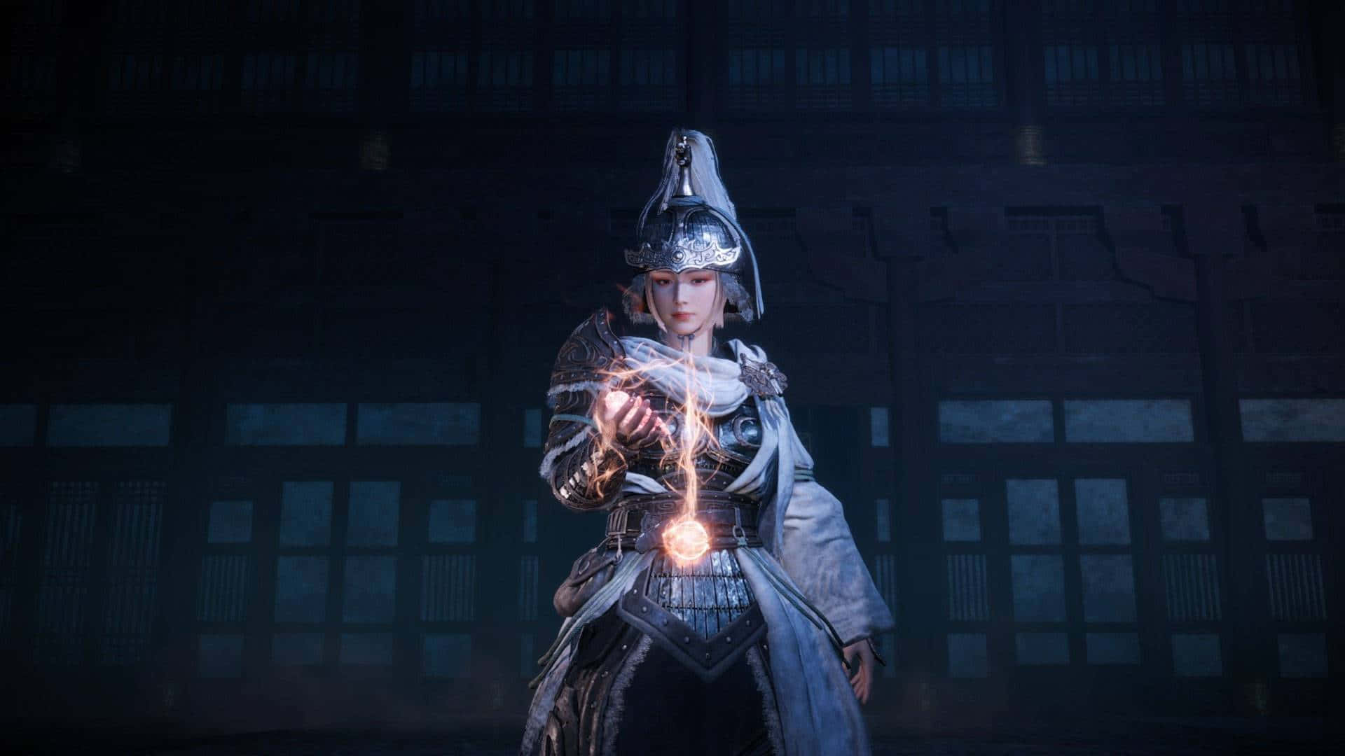 Wo Long Fallen Dynasty, warrior, ornate silver armor, Full HD Desktop Wallpaper