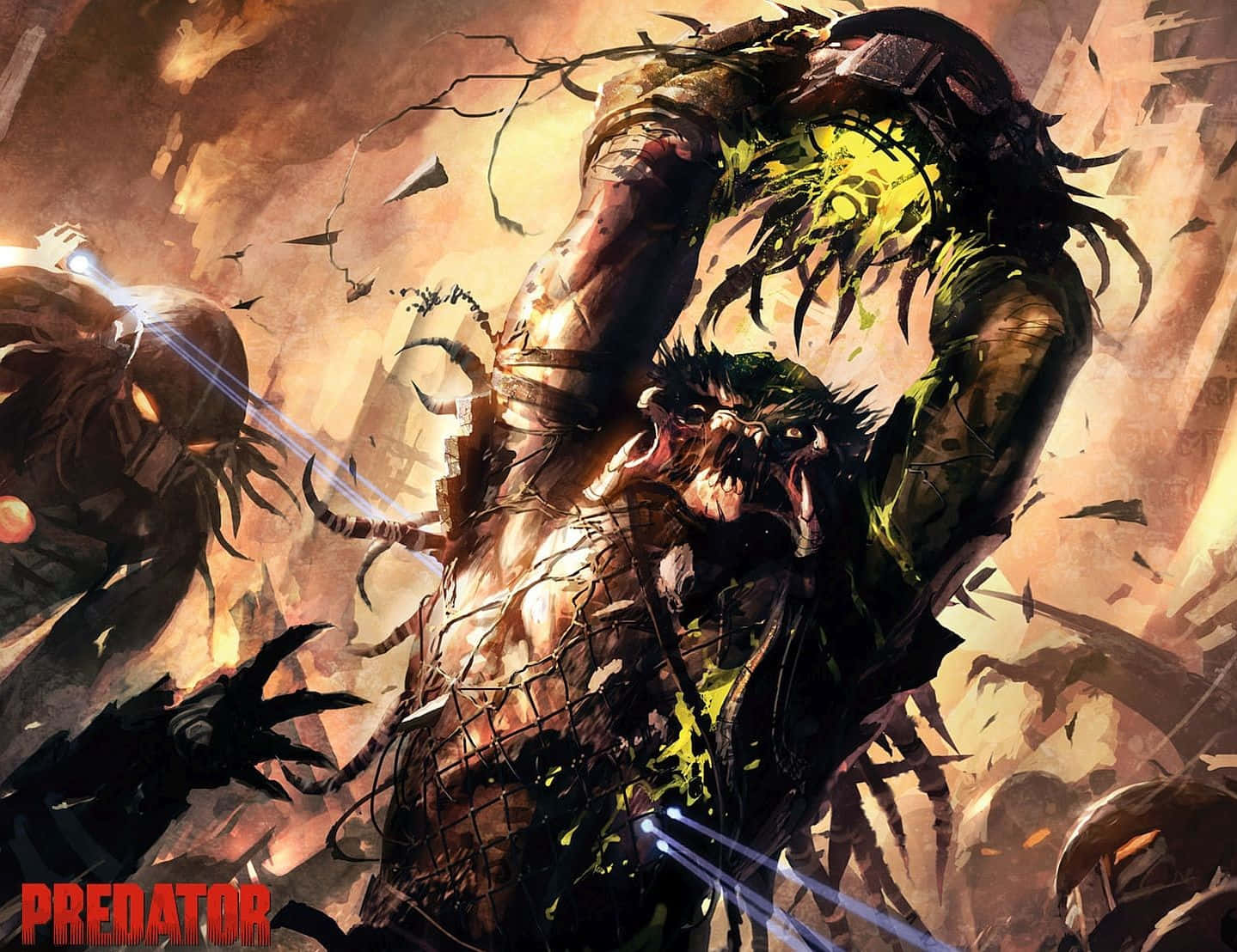 Wolf Predator, Predator warrior, armor, HD Desktop Wallpaper