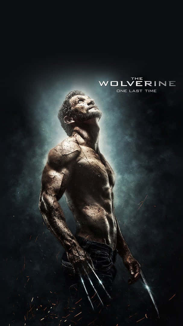 Wolverine, claws, dark smoky environment, SD Phone Wallpaper