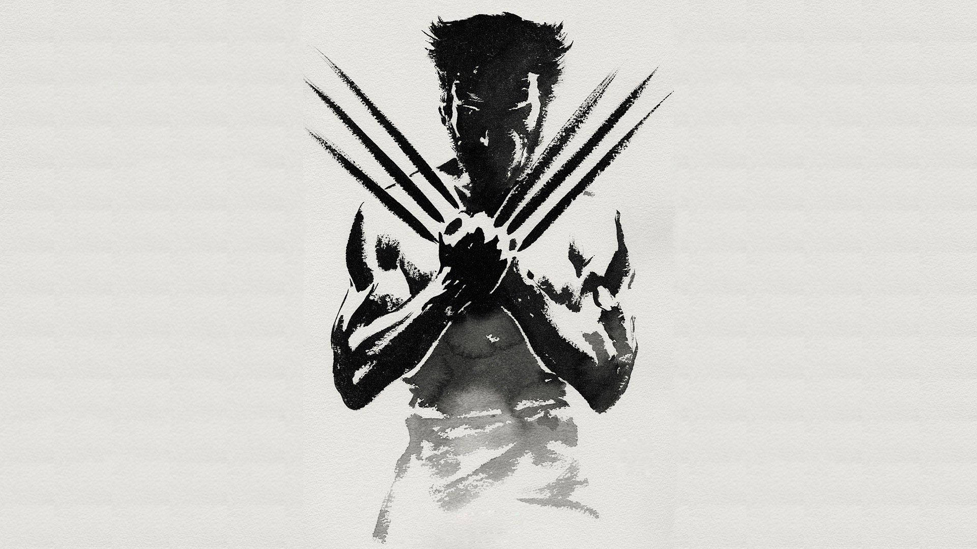 Wolverine, black, grunge, Full HD Desktop Wallpaper