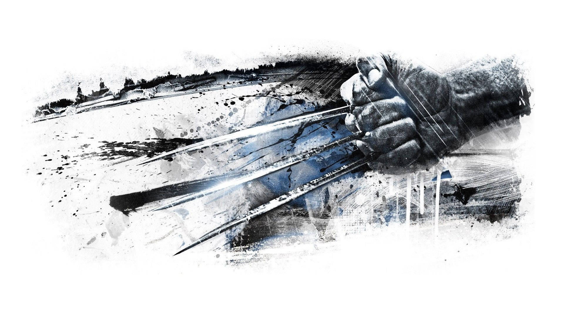 Wolverine, adamantium claws, clenched fist, Full HD Desktop Wallpaper