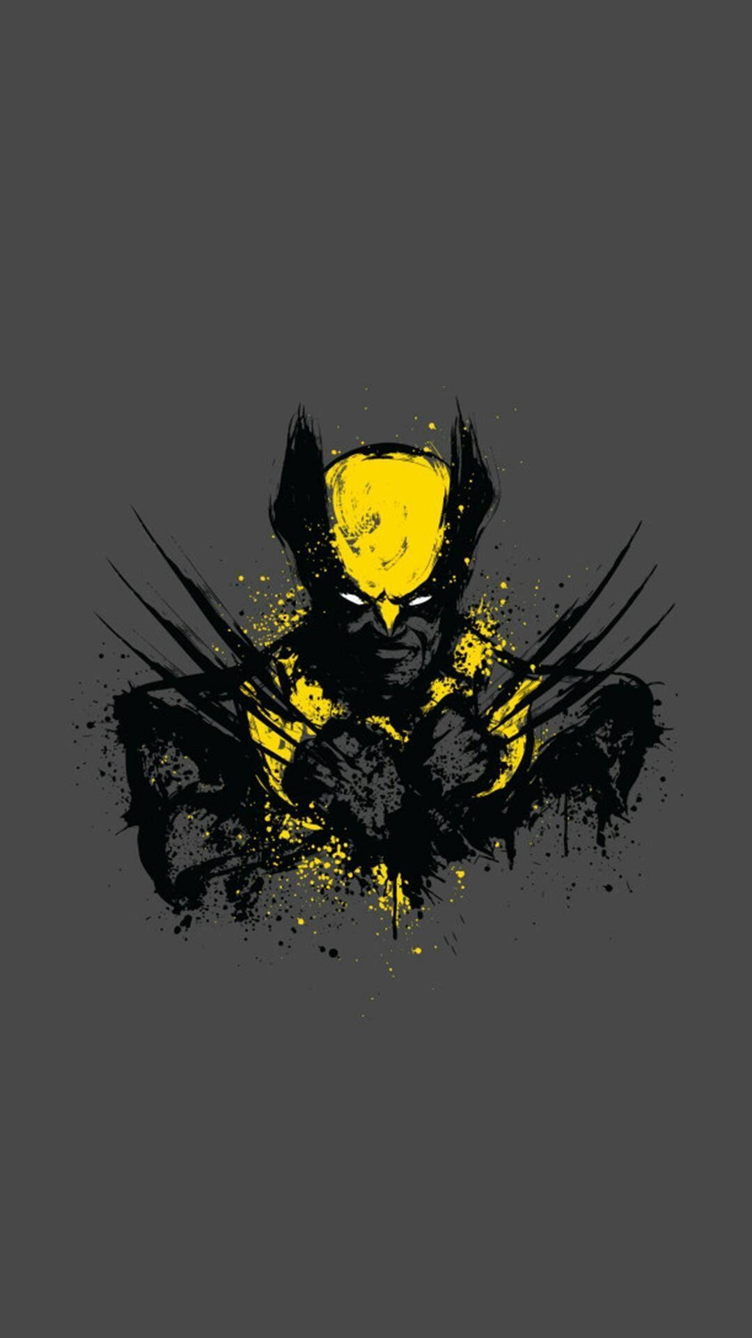 Wolverine, yellow, black, Full HD Phone Wallpaper