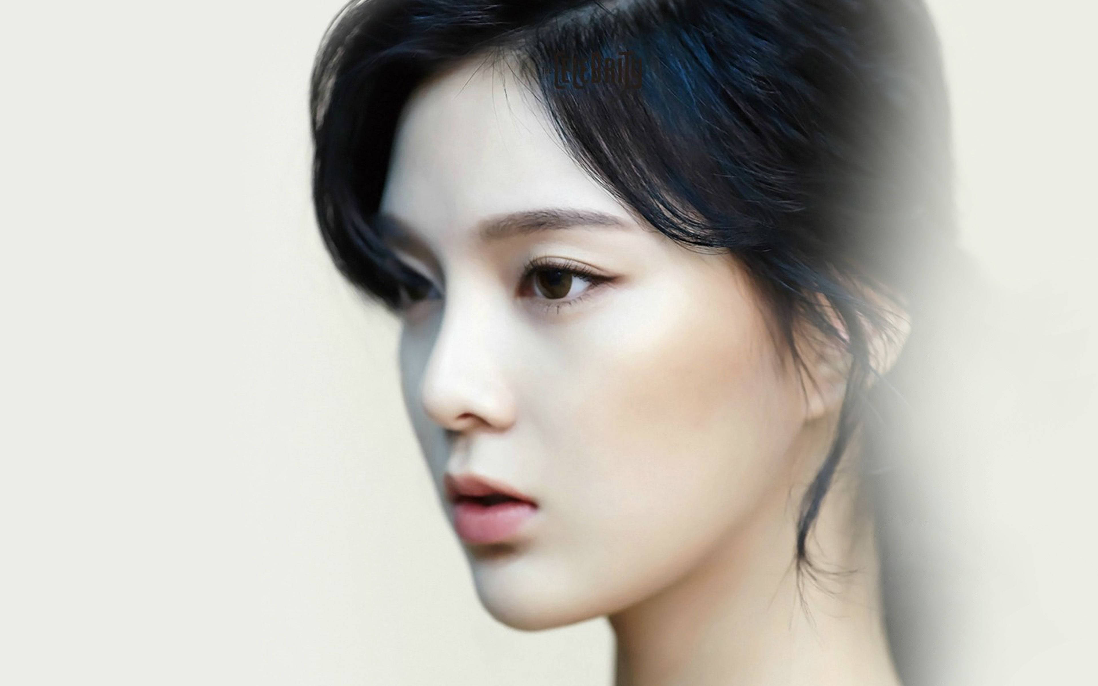 Asian Woman, young woman, dark hair, 4K Desktop Wallpaper