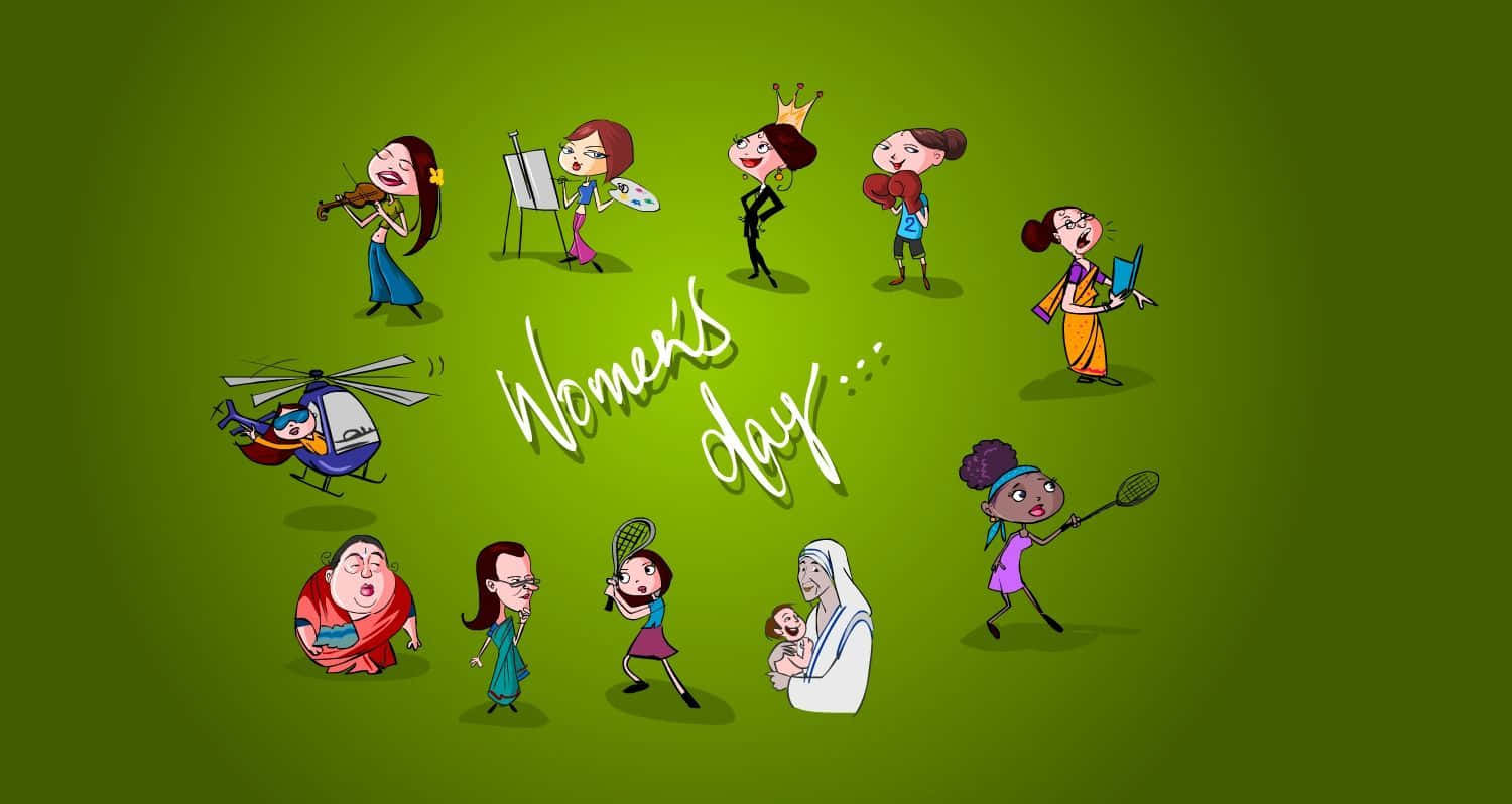 Women's Day, diverse women, professions, HD Desktop Wallpaper