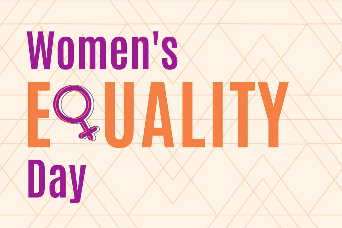 Women's Equality Day, purple, orange, SD Desktop Wallpaper