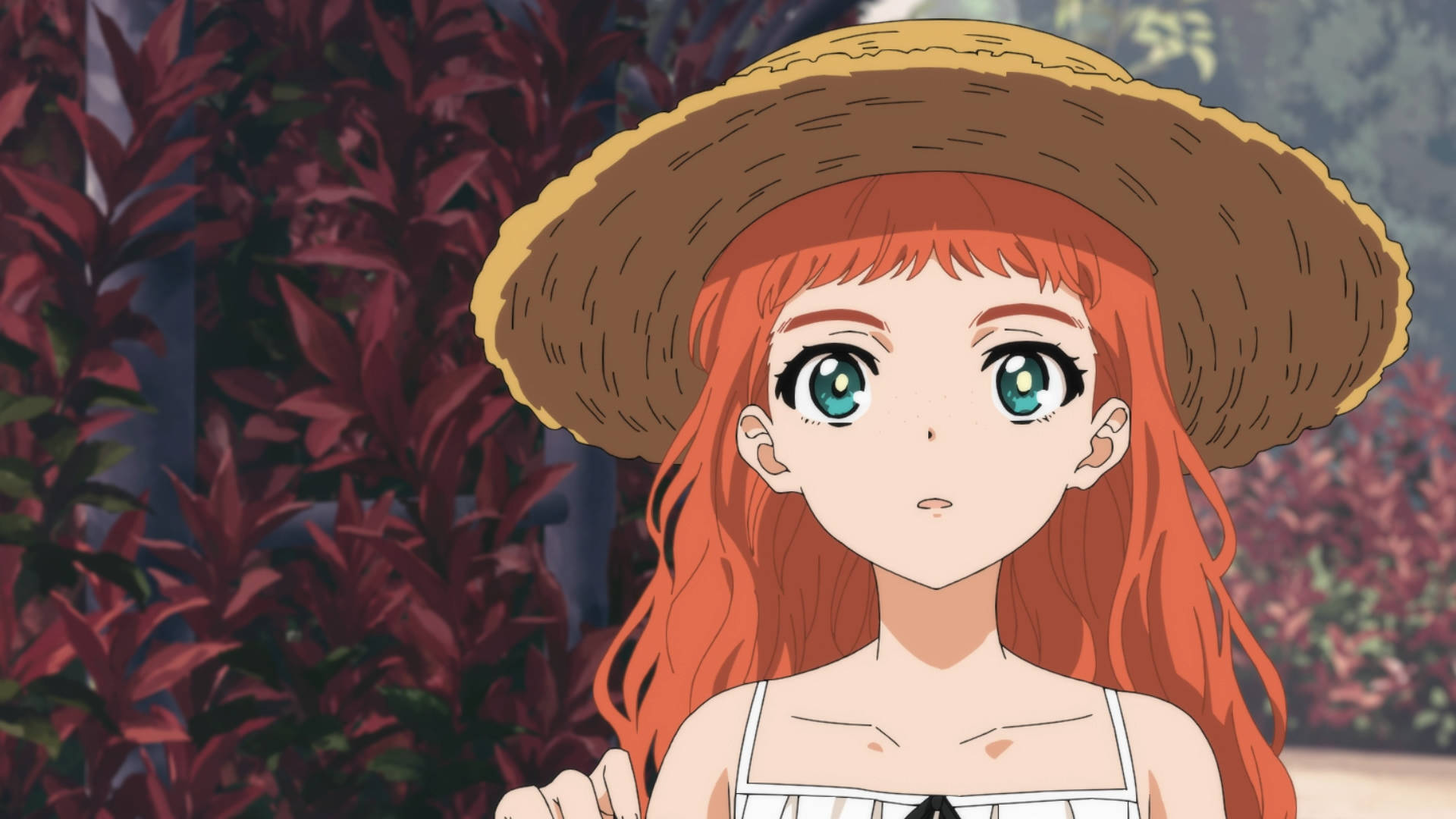 Wonder Egg Priority, frill, red hair, Full HD Desktop Wallpaper