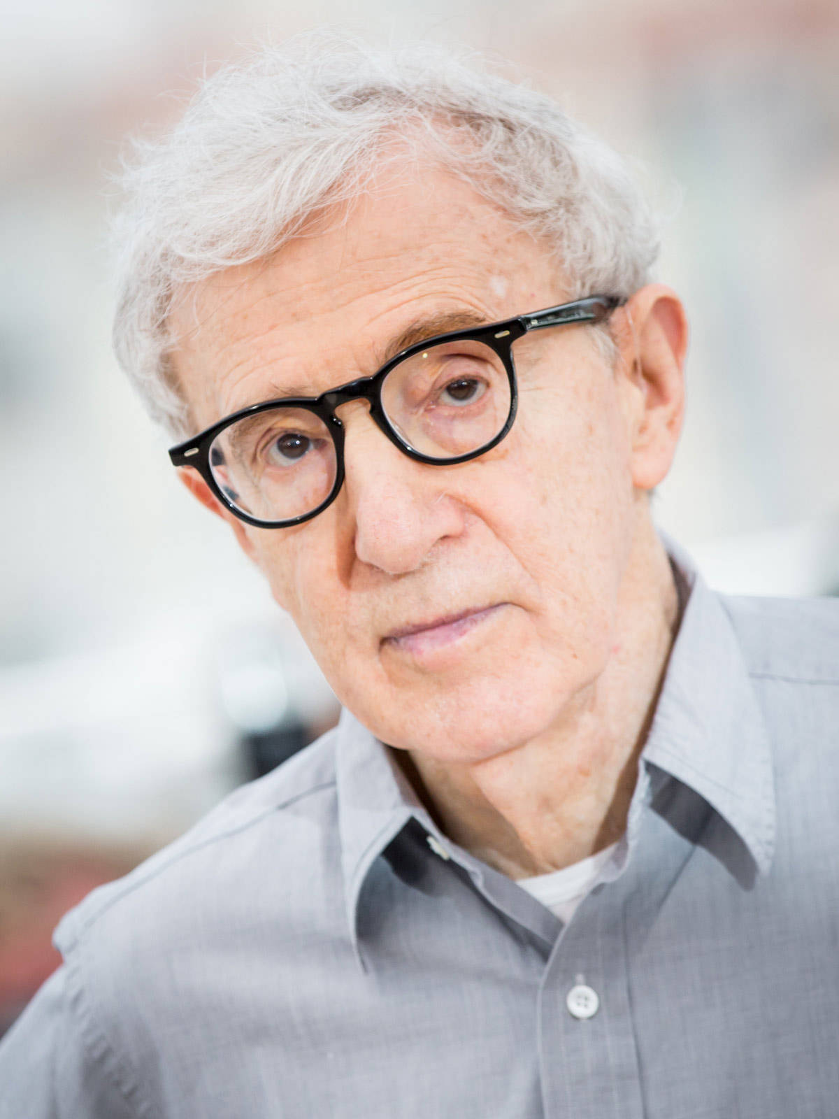 Woody Allen, 69th Cannes Film Festival, gray button-up shirt, HD Phone Wallpaper