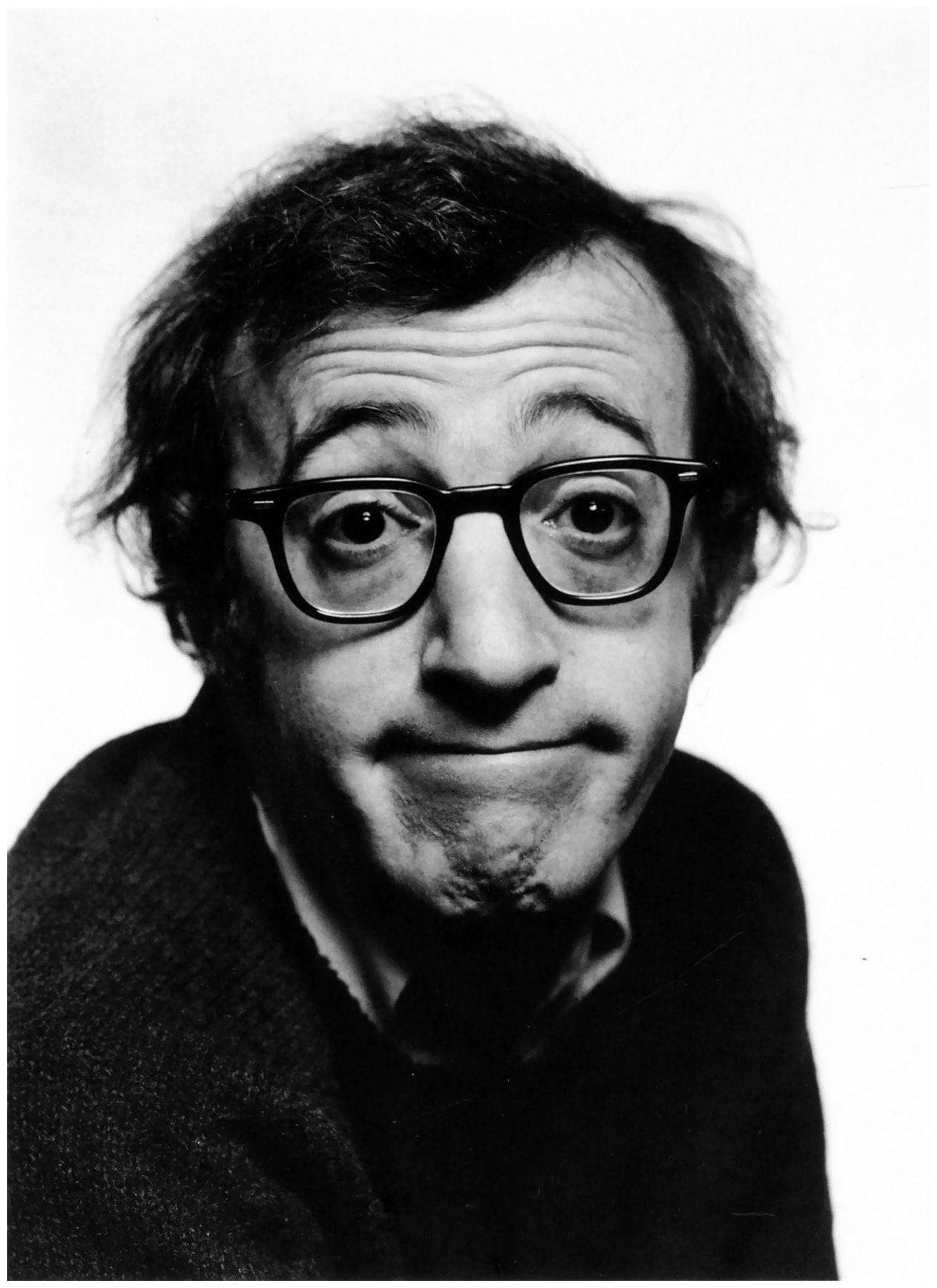 Woody Allen, 1969, black and white photography, HD Phone Wallpaper