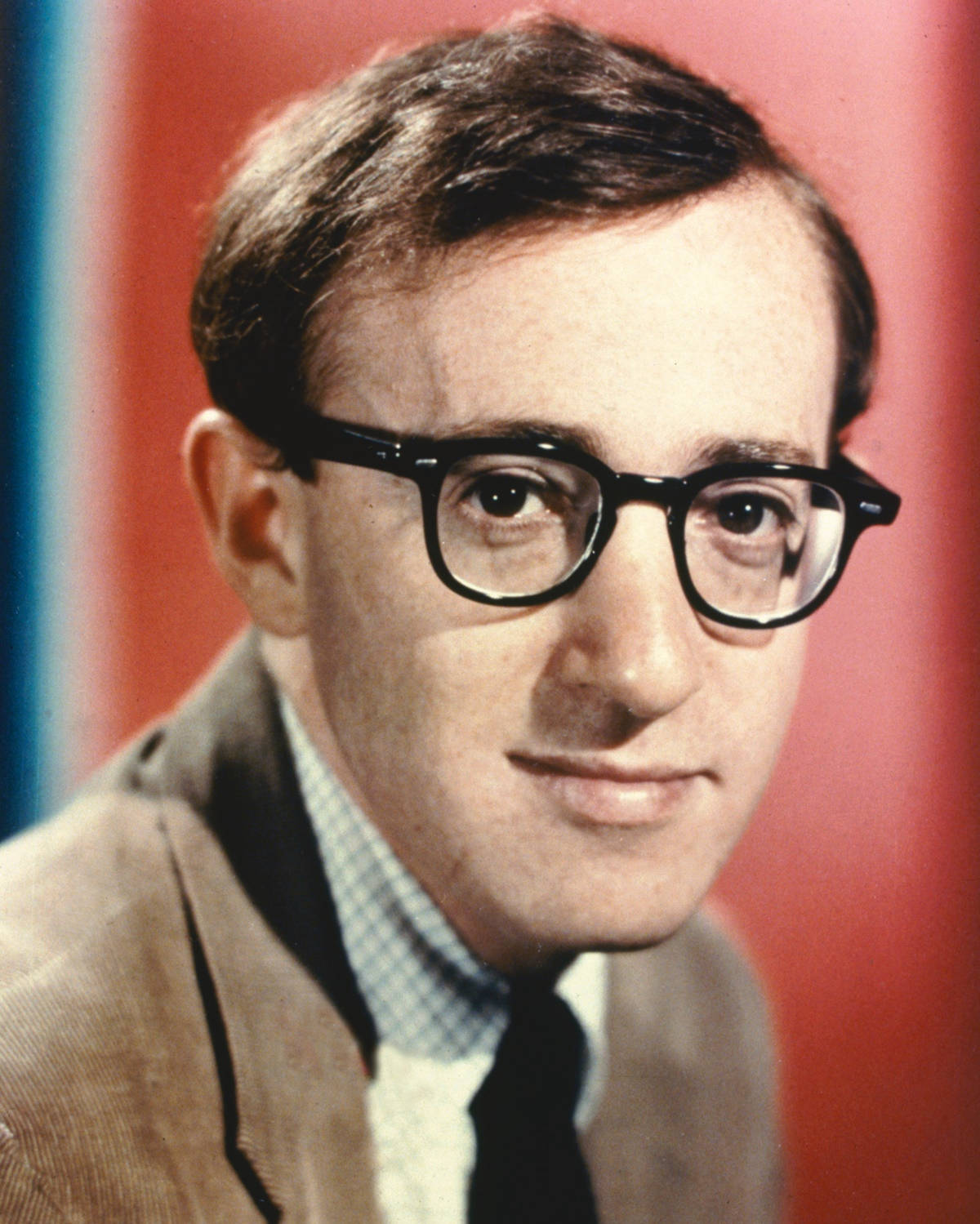 Woody Allen, 1965, brown suit, HD Phone Wallpaper