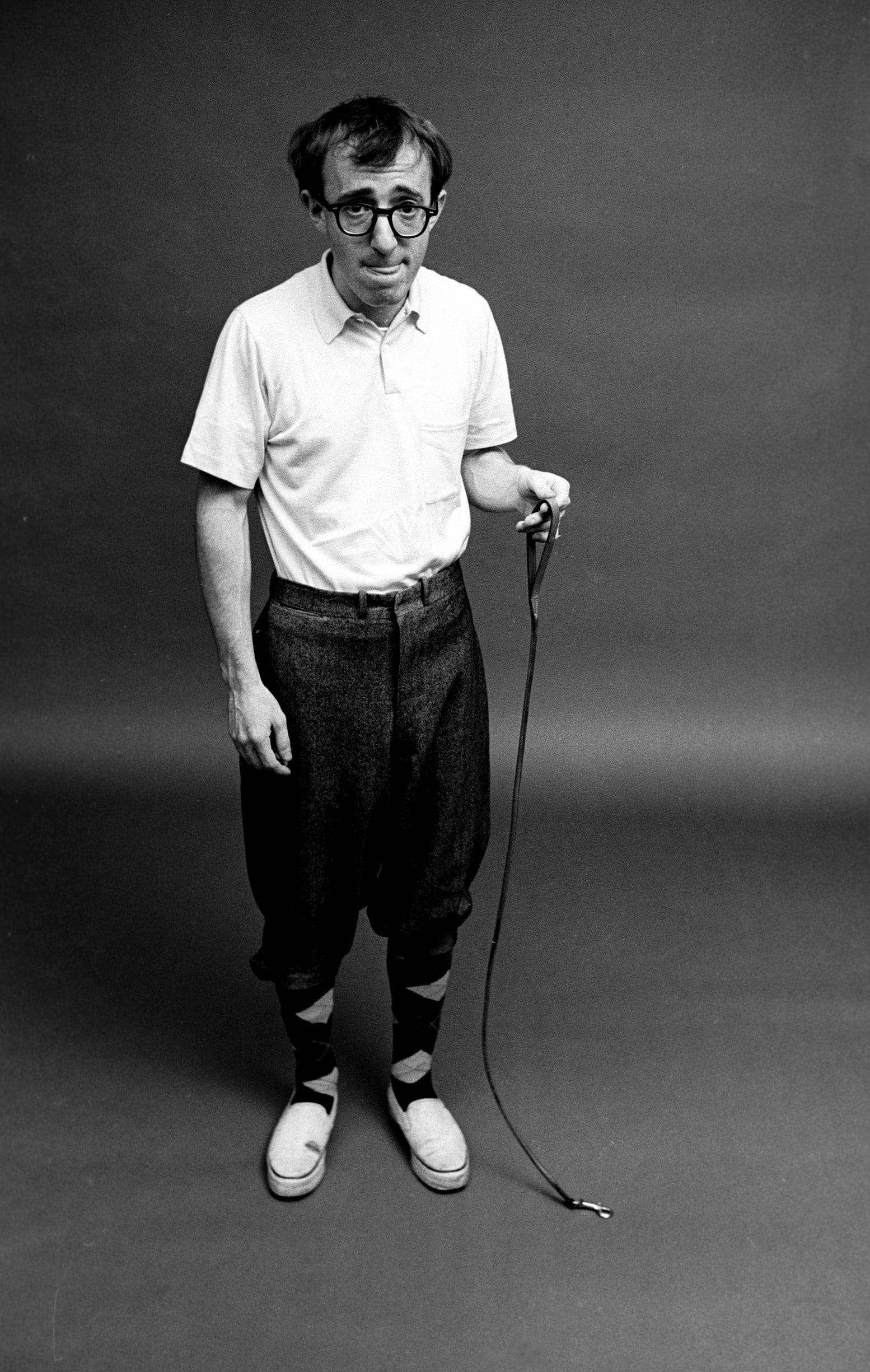 Woody Allen, 1964, black and white, Full HD Phone Wallpaper