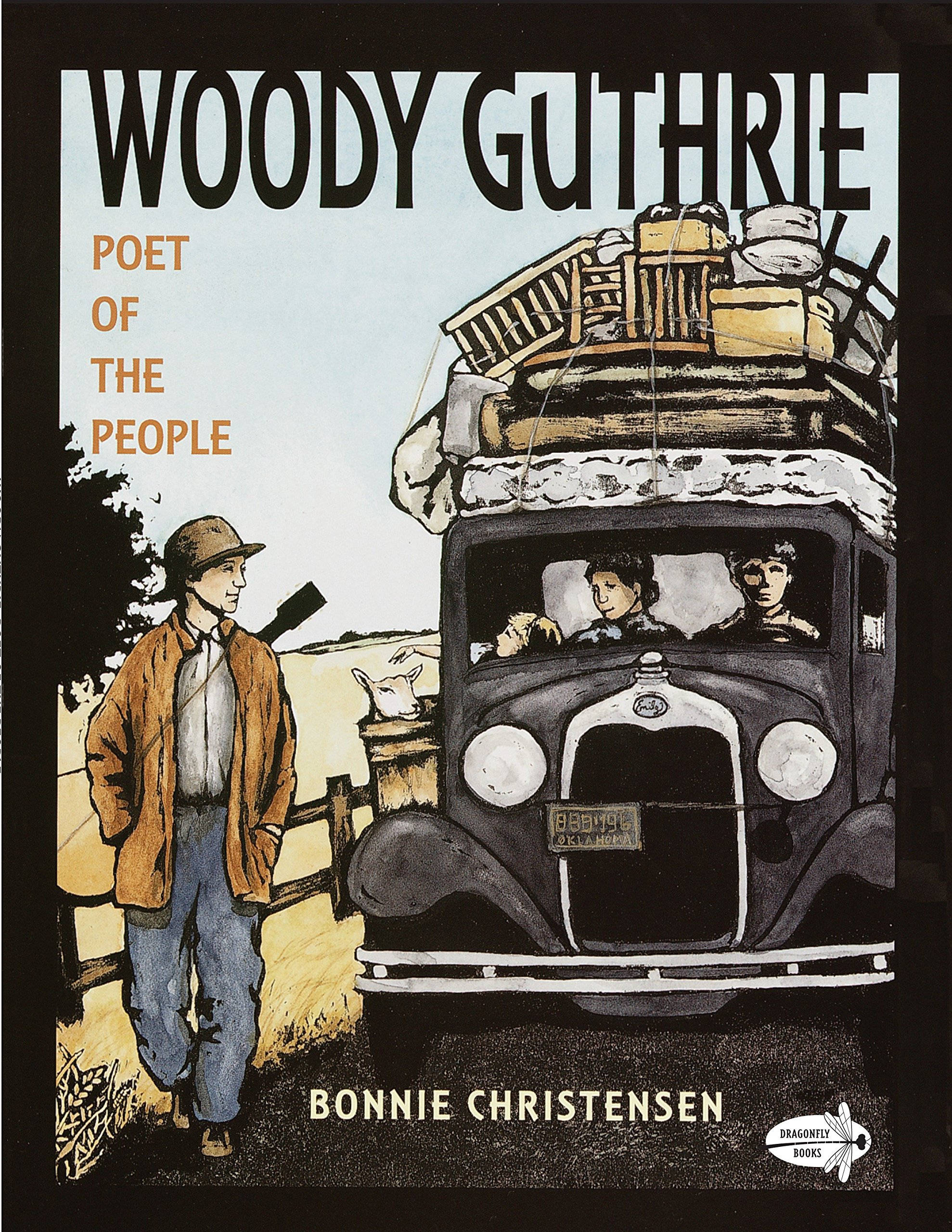 Woody Guthrie, vintage truck, family, 2K Phone Wallpaper