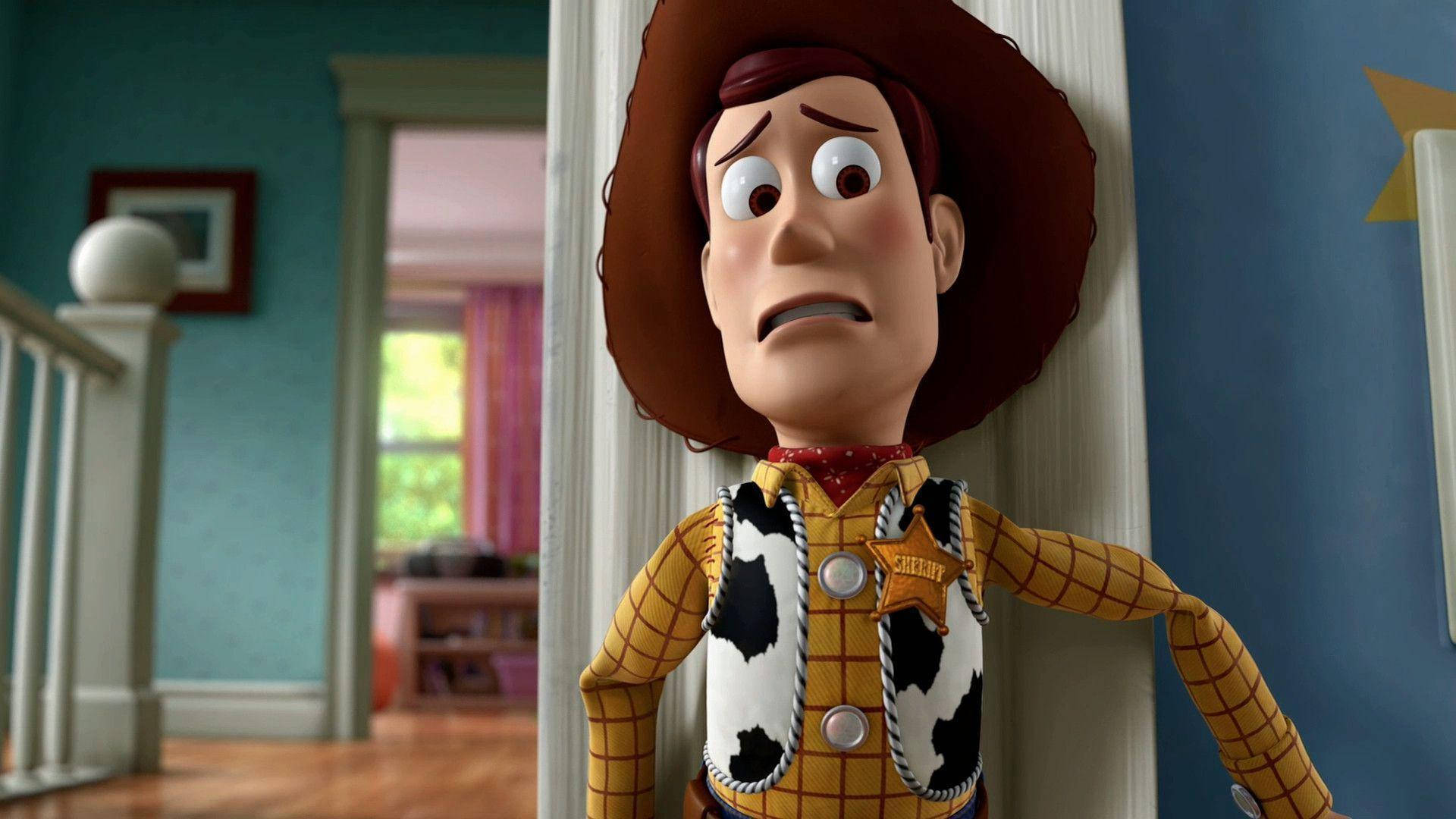 Woody, doorway, child's bedroom, Full HD Desktop Wallpaper