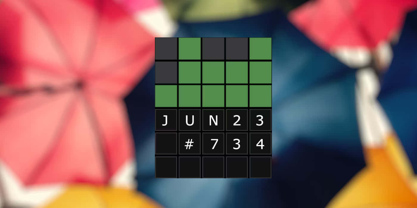 June 23rd, digital calendar grid, colorful umbrellas, HD Desktop Wallpaper