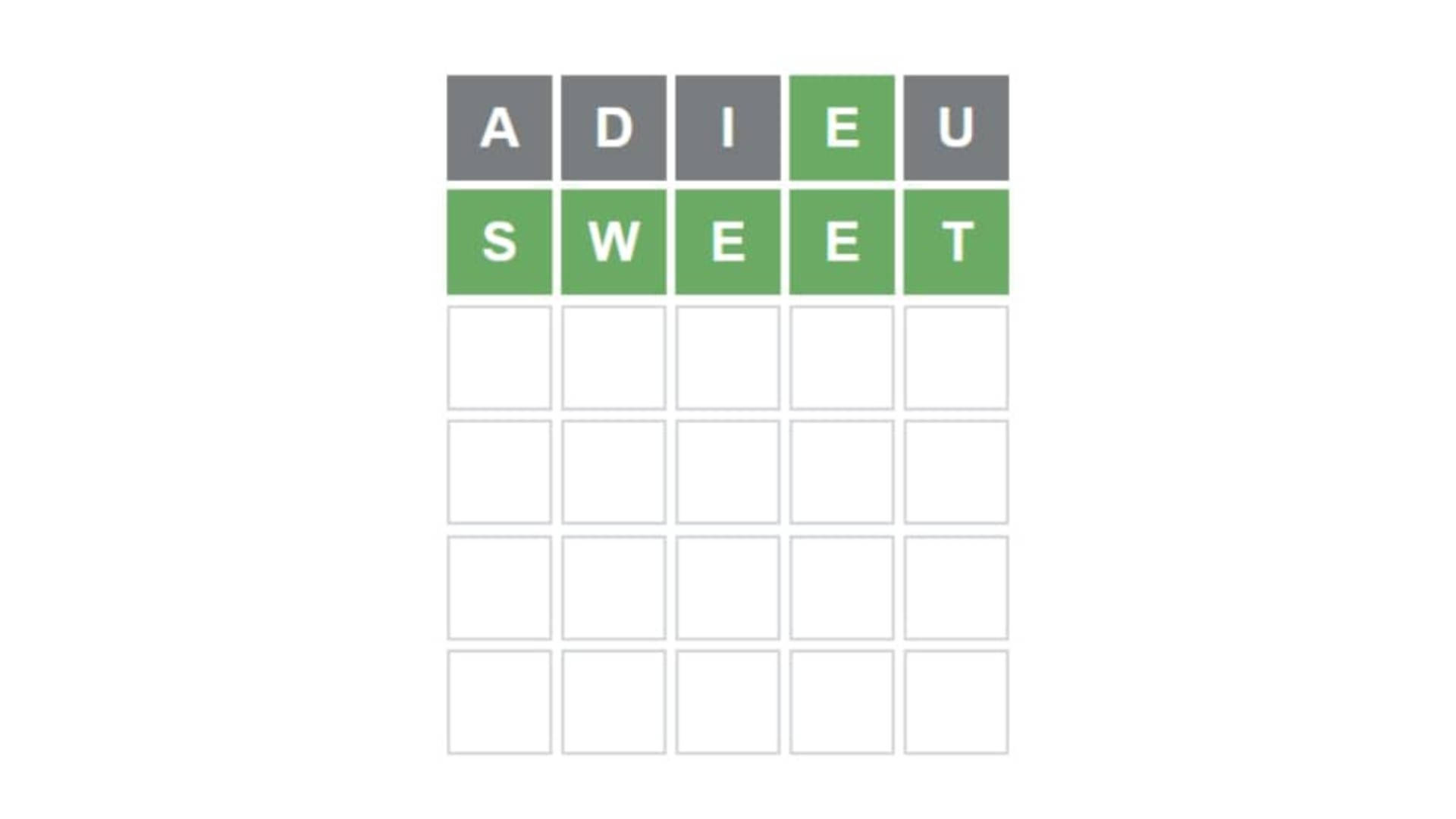 Wordle, ADIEU, SWEET, Full HD Desktop Wallpaper