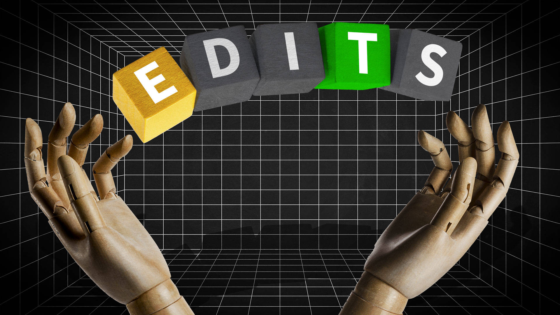 Wordle, EDITS, wooden mannequin hands, Full HD Desktop Wallpaper