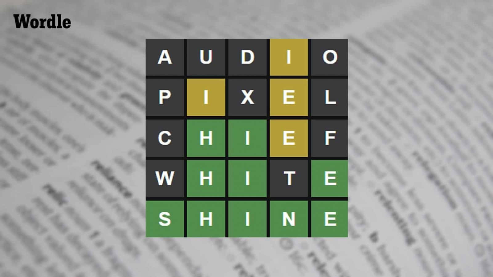 Wordle, green tiles, yellow tiles, HD Desktop Wallpaper