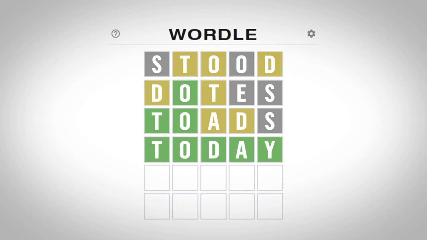 Wordle, game grid, color-coded letter feedback, HD Desktop Wallpaper