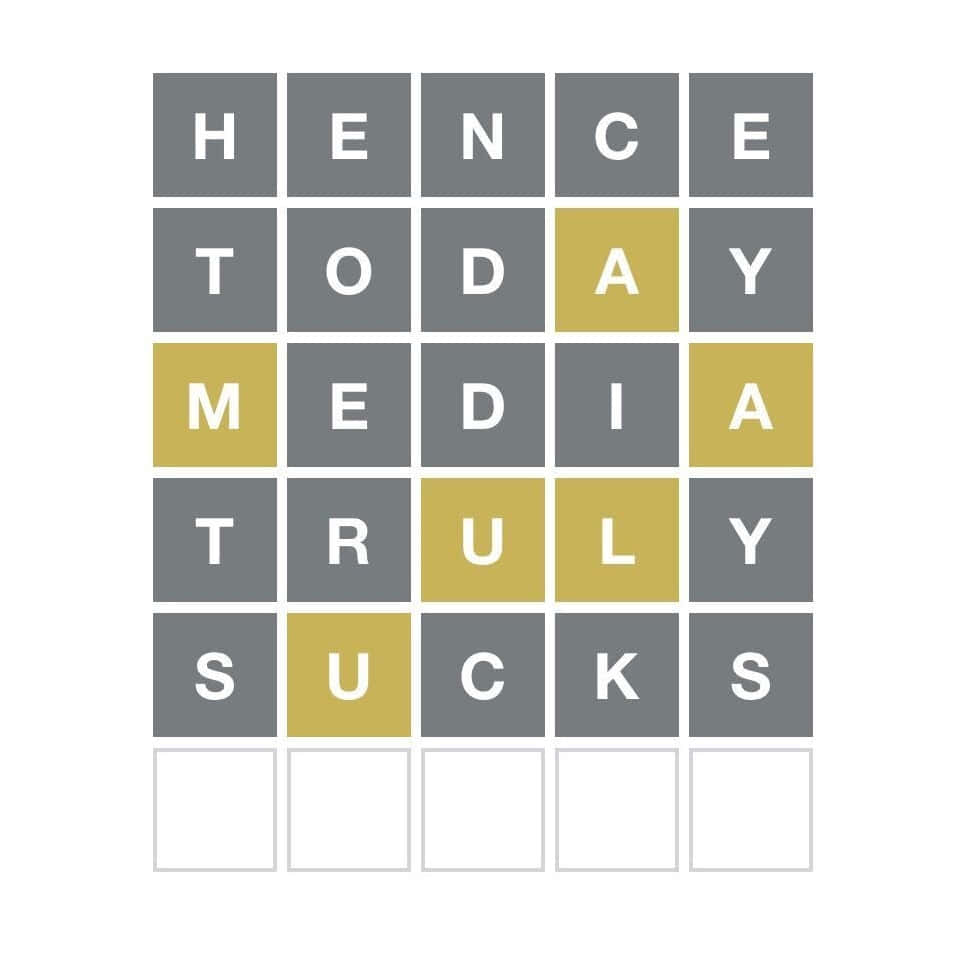 Wordle, gray, mustard, SD Phone Wallpaper