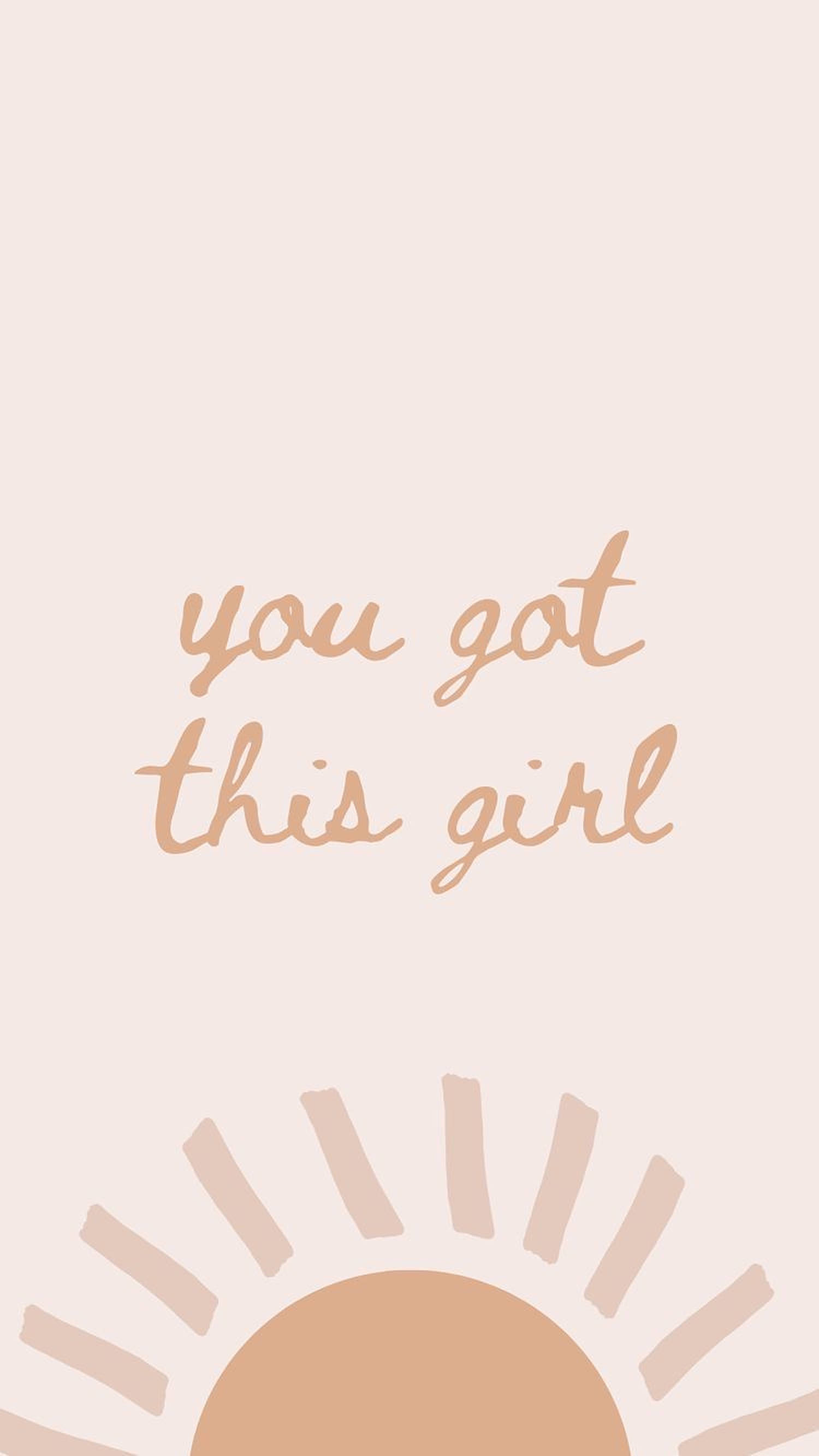 Sunshine Aesthetic, pastel, handwritten text, 2K Phone Wallpaper