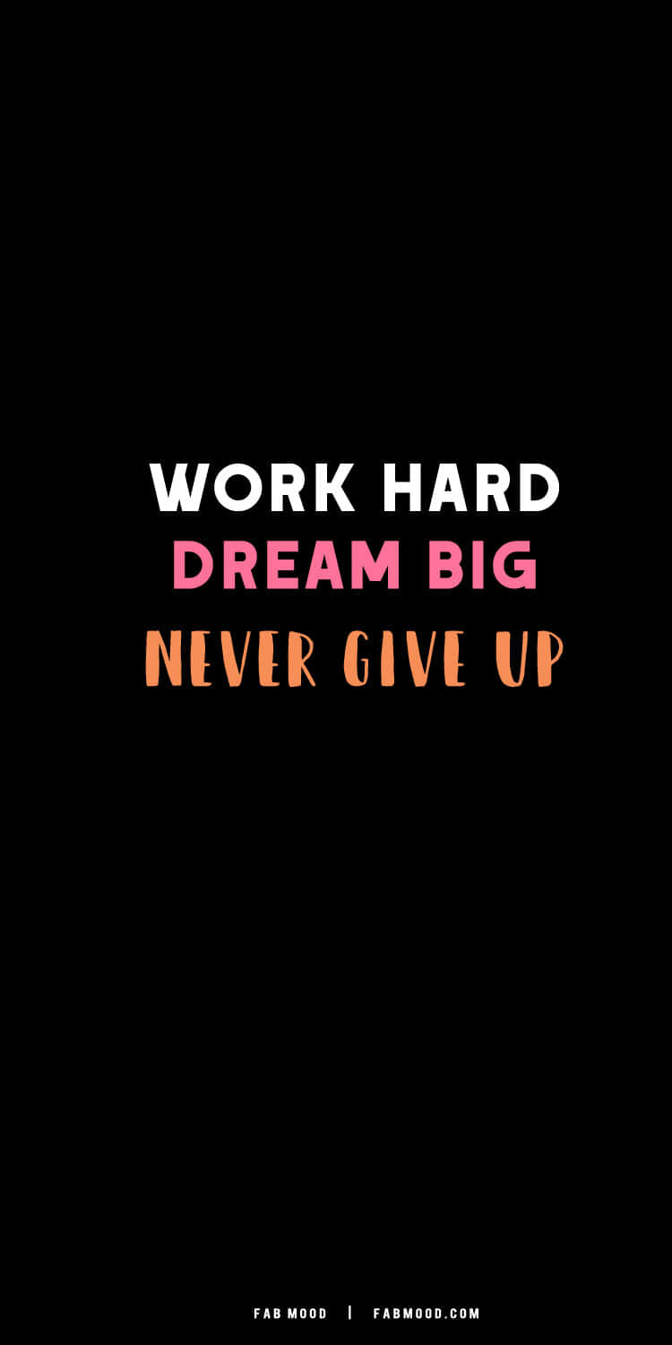 work hard, white, pink, HD Phone Wallpaper