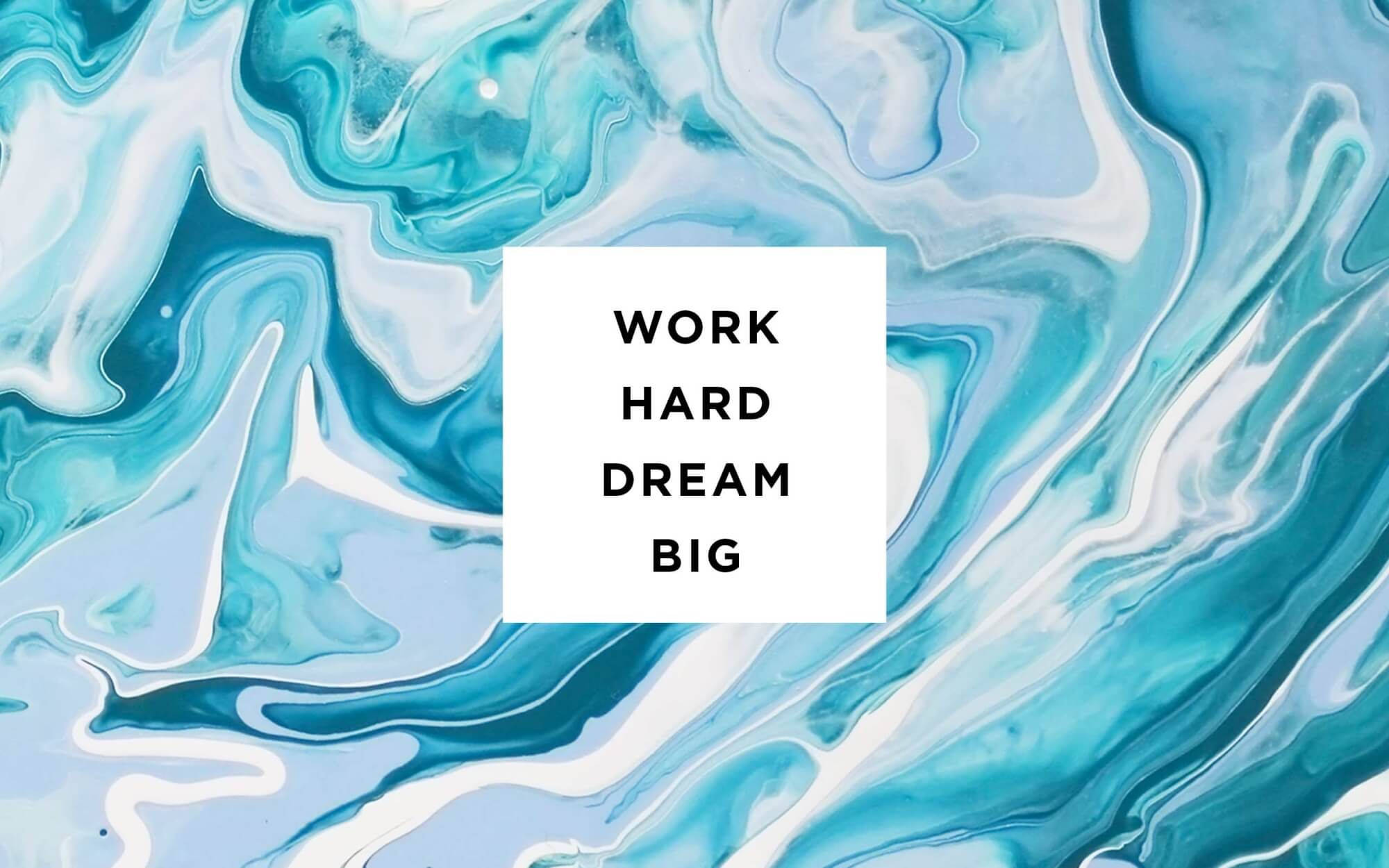 work hard, blue, white, Full HD Desktop Wallpaper