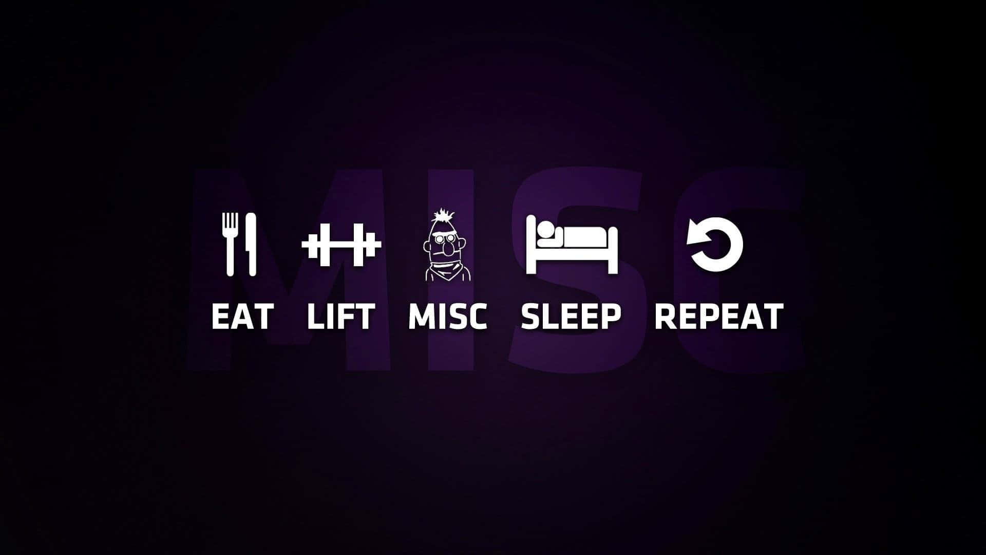 dark purple background, white icons, white text, Full HD Desktop Wallpaper