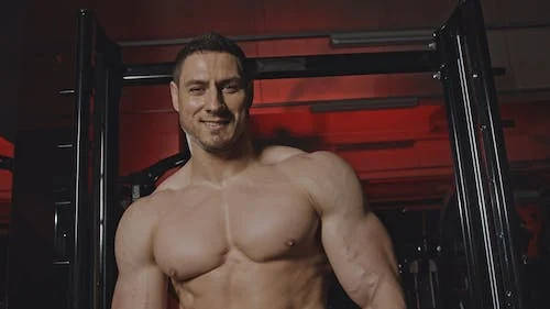 bodybuilder, muscular man, gym, SD Desktop Wallpaper