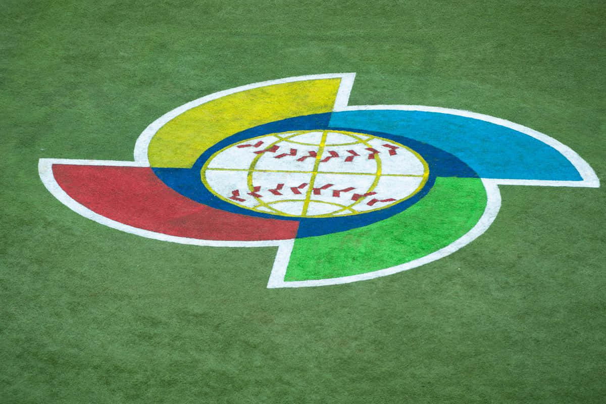 World Baseball Classic, baseball logo, green turf, SD Desktop Wallpaper
