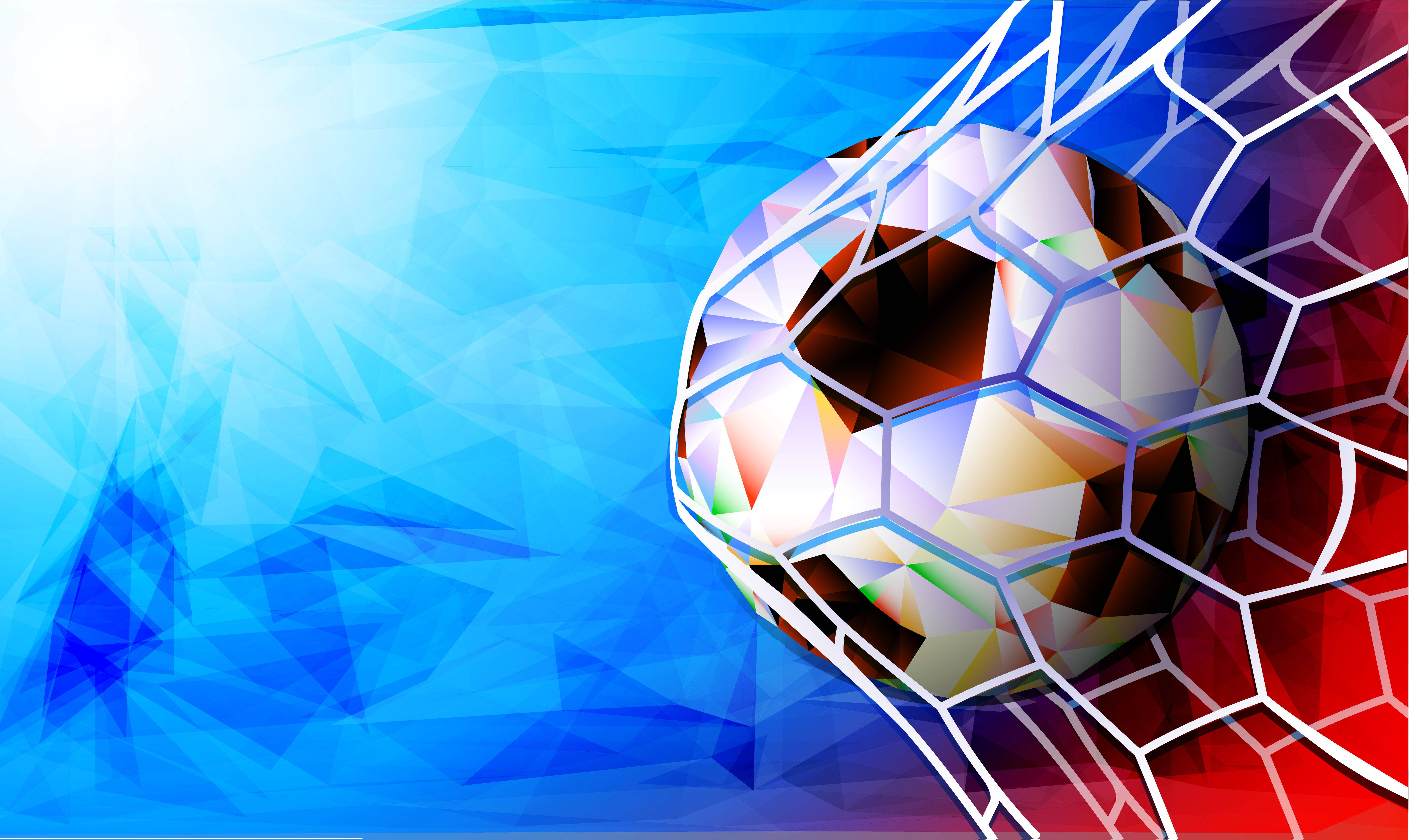 World Cup, soccer ball, net, 5K Desktop Wallpaper