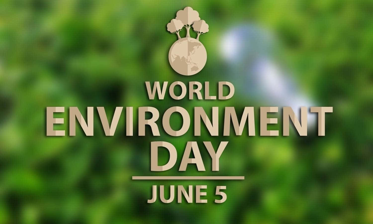 World Environment Day, June 5, globe icon, HD Desktop Wallpaper