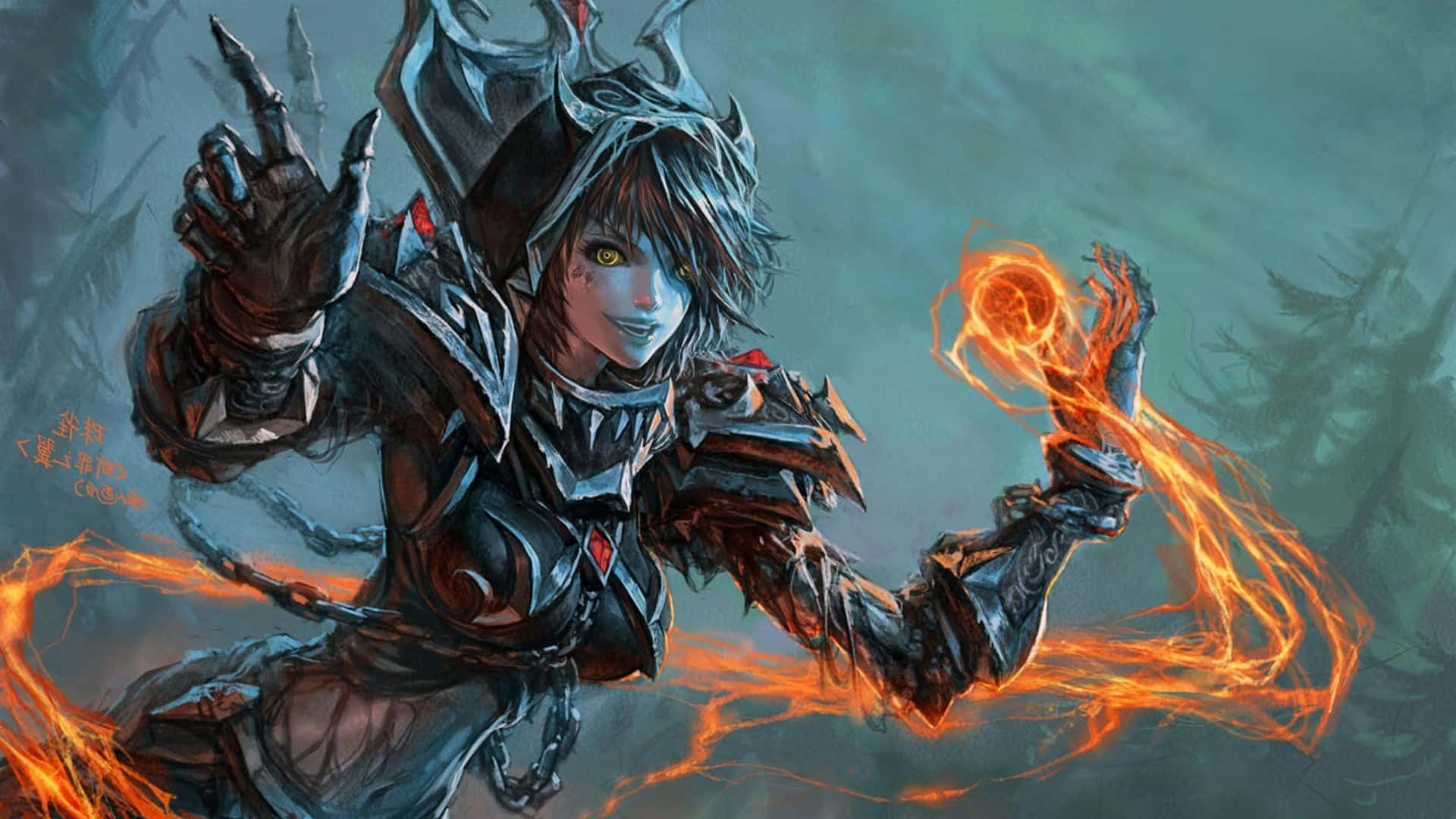World Of Warcraft, 1920x1080, dark fantasy warrior, Full HD Desktop Wallpaper