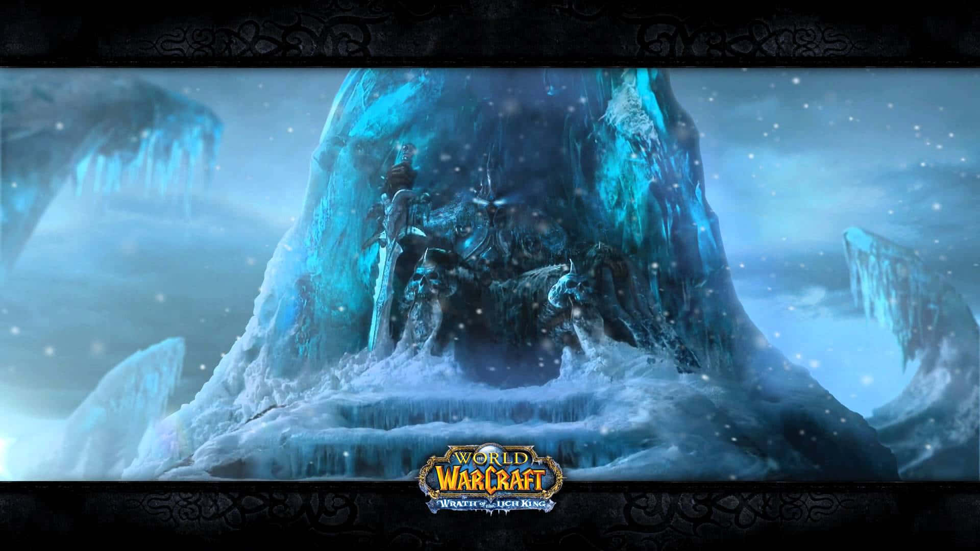 World of Warcraft, ice throne, frozen warrior, Full HD Desktop Wallpaper
