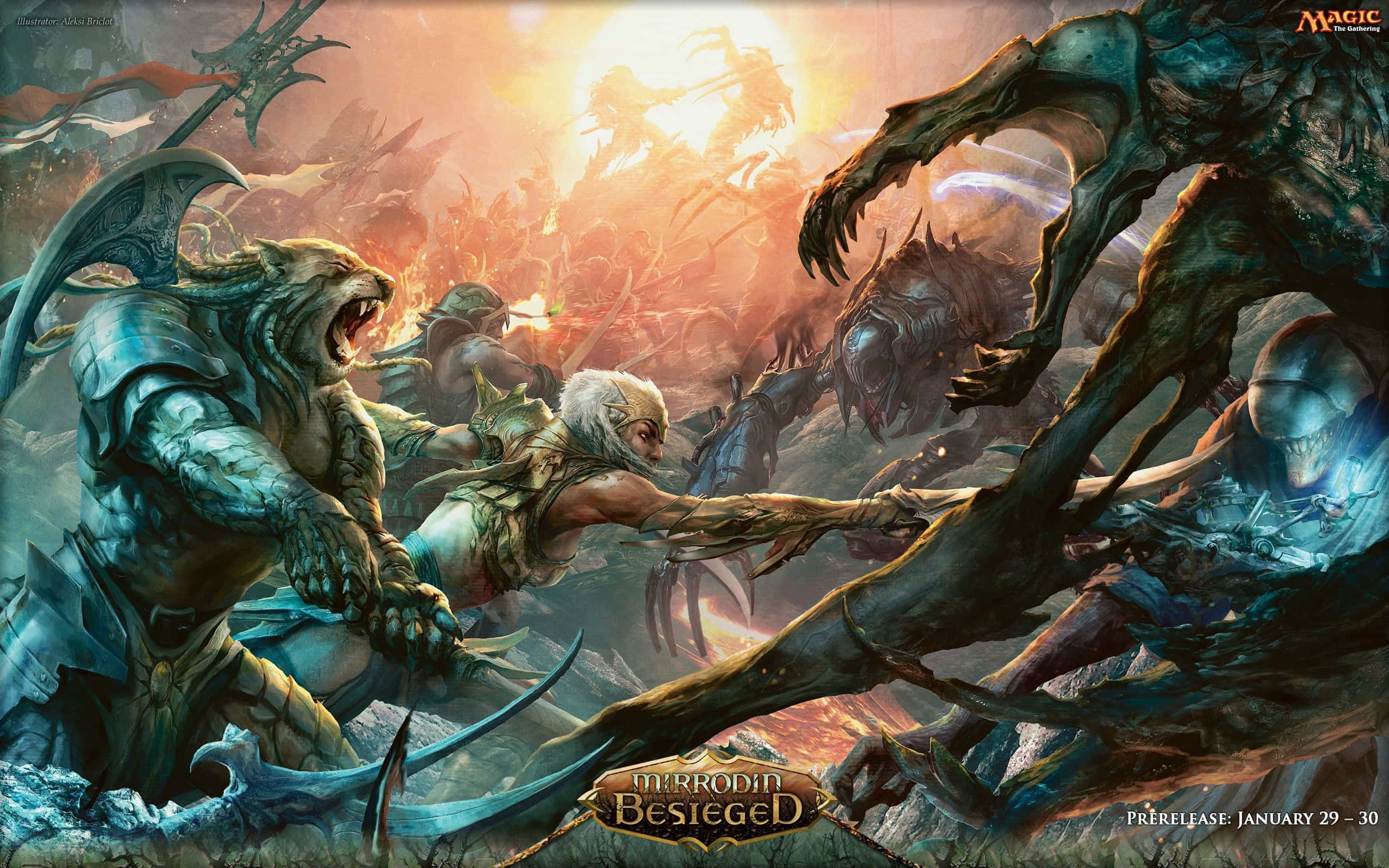 World of Warcraft, fantasy battle, armored warriors, 2K Desktop Wallpaper