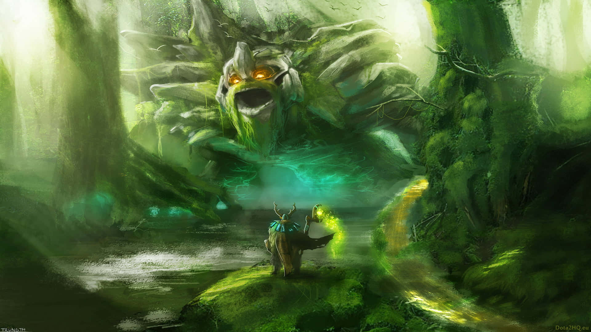 World of Warcraft, epic battle scene, lone warrior, Full HD Desktop Wallpaper