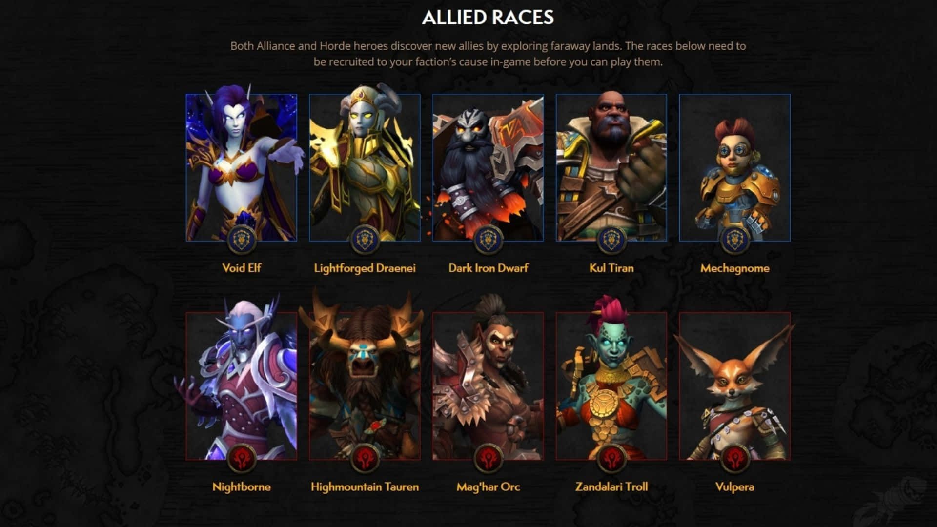 World of Warcraft, Horde, fantasy races, Full HD Desktop Wallpaper
