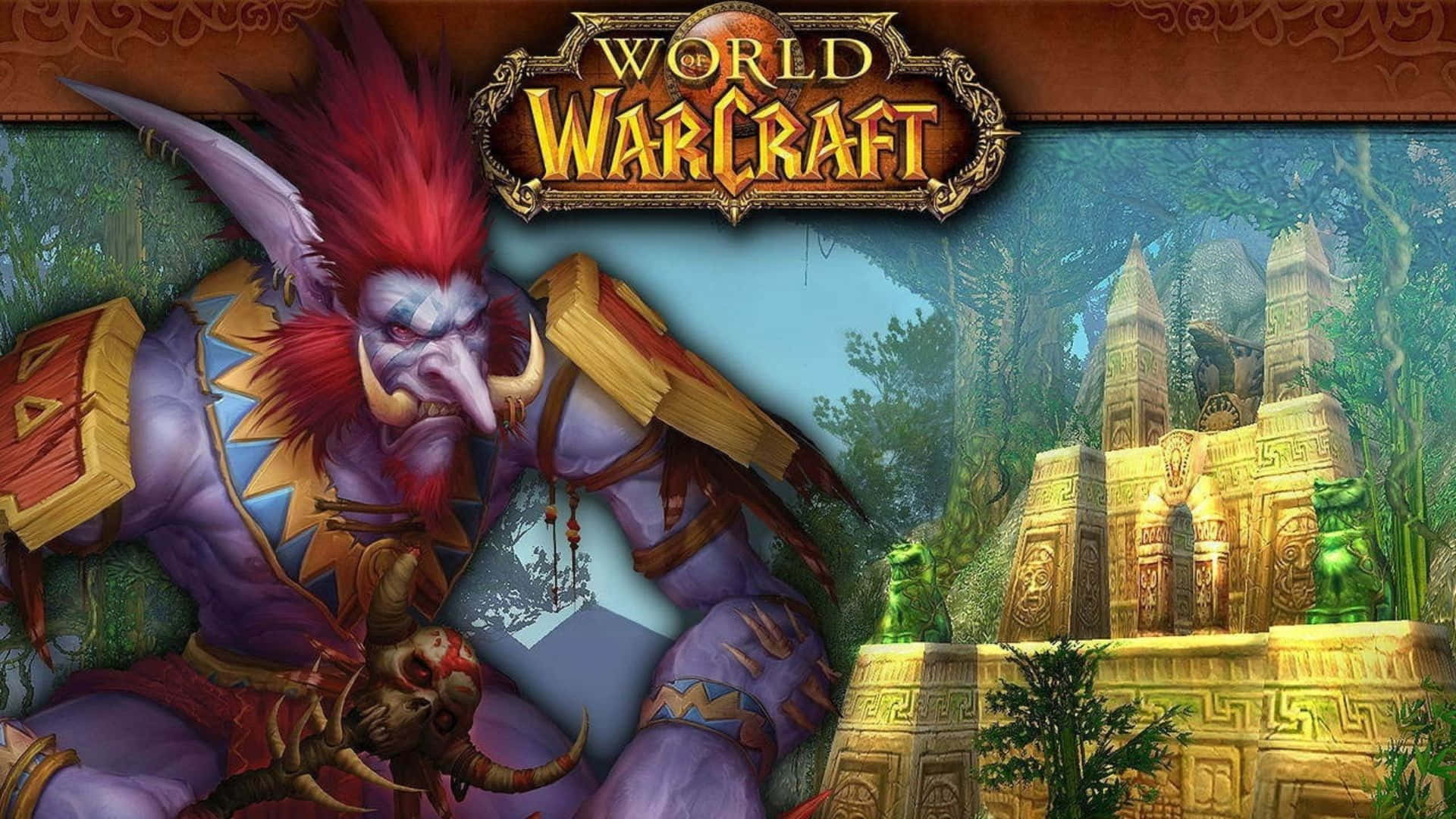 World Of Warcraft, orc, purple, Full HD Desktop Wallpaper