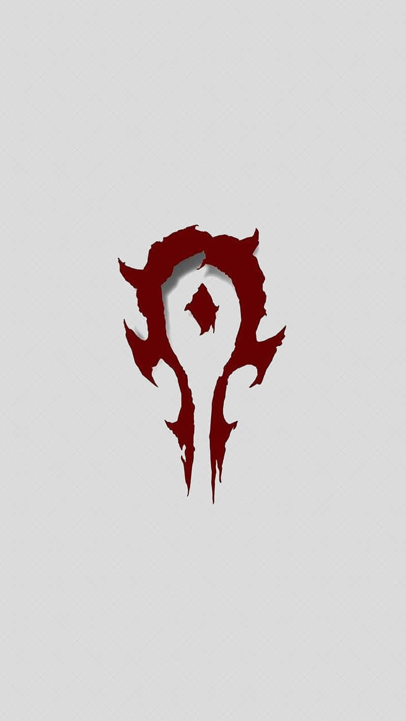 World of Warcraft Horde, crimson, demonic sigil, HD Phone Wallpaper
