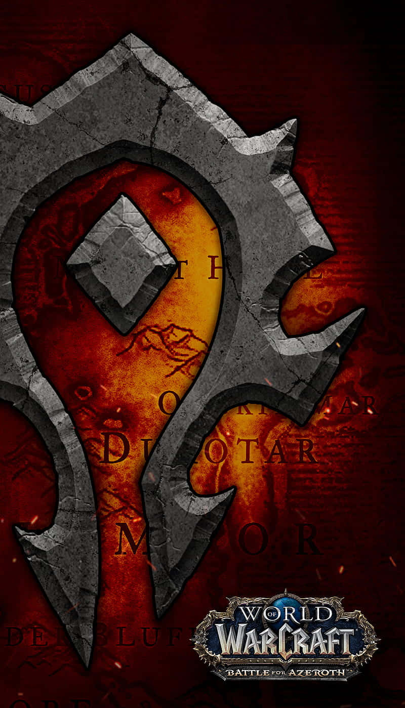 World of Warcraft, Horde, shattered dark gray shield emblem, HD Phone Wallpaper
