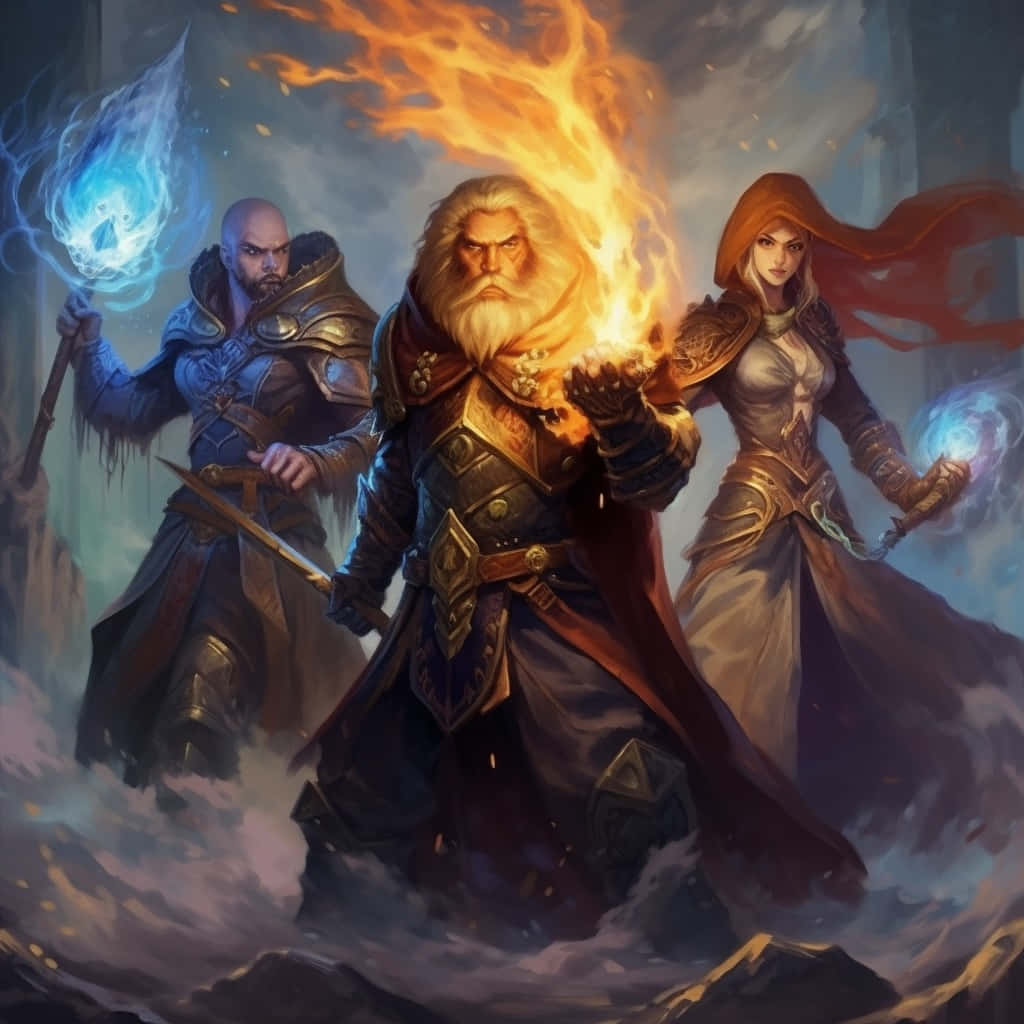 World of Warcraft, Mage, fire, SD Desktop Wallpaper
