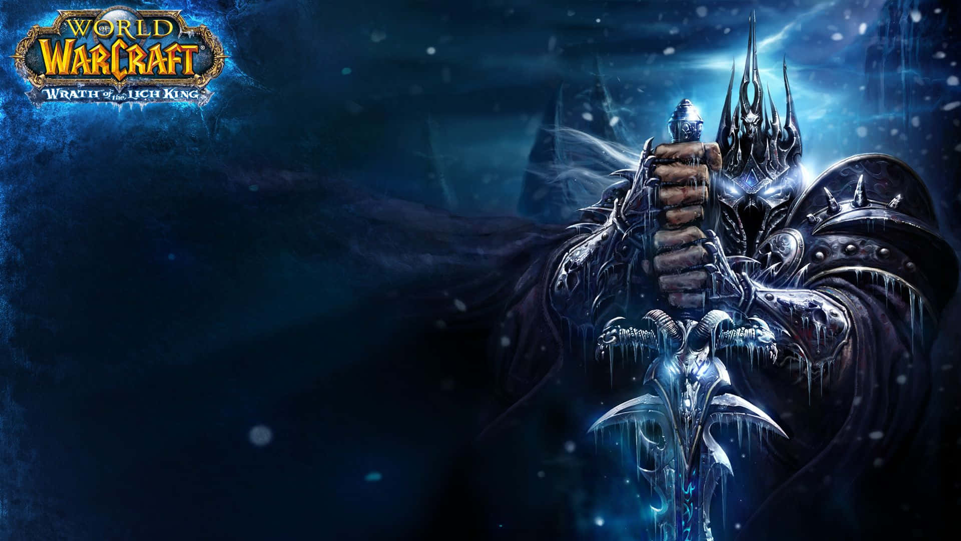 World of Warcraft Races, spiked helmet, glowing sword, Full HD Desktop Wallpaper