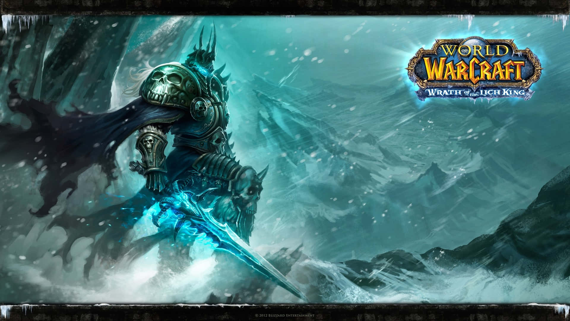 World Of Warcraft, dark-armored warrior, skull helmet, Full HD Desktop Wallpaper