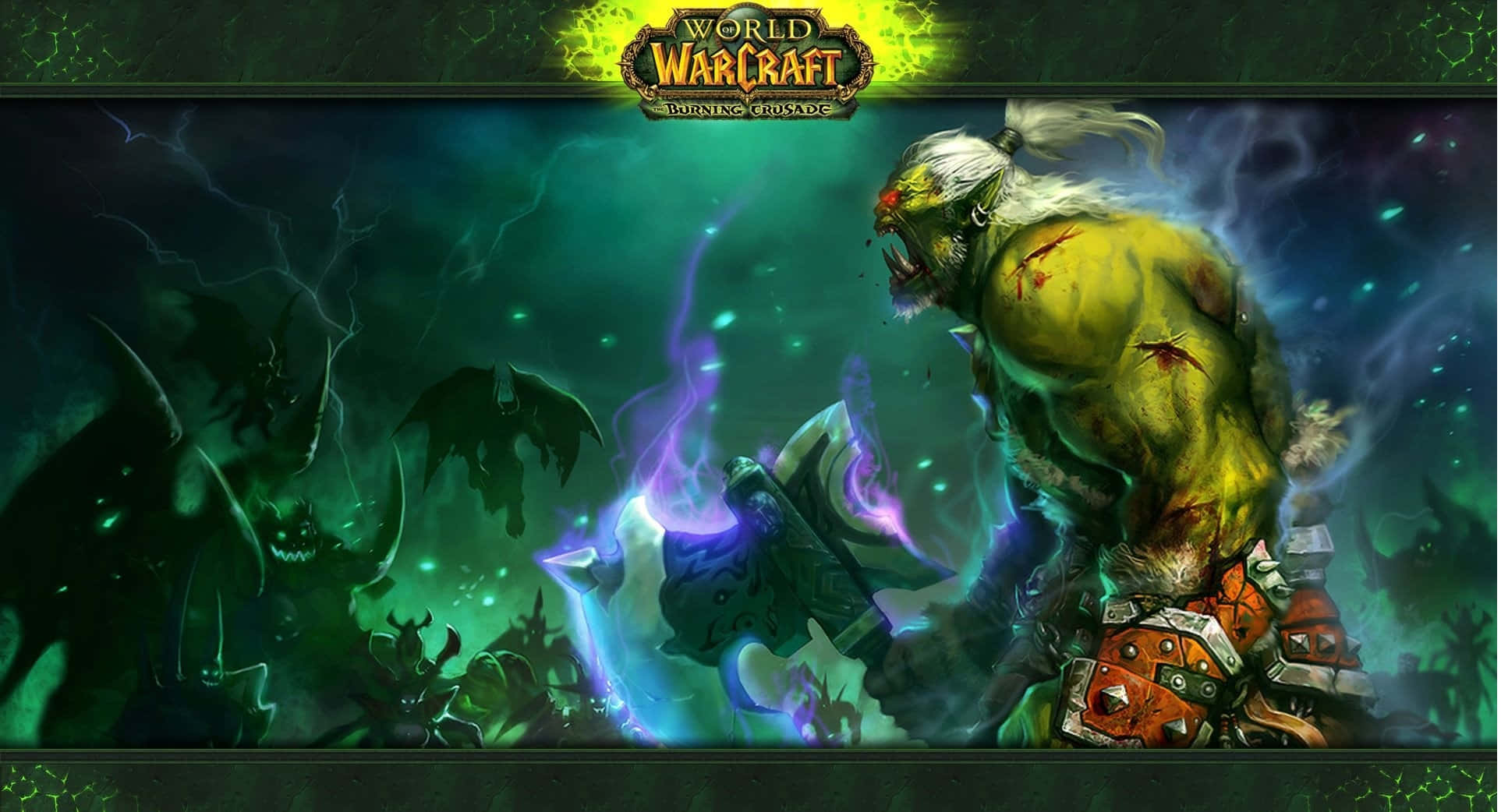 World Of Warcraft, The Burning Crusade, orc warrior, Full HD Desktop Wallpaper