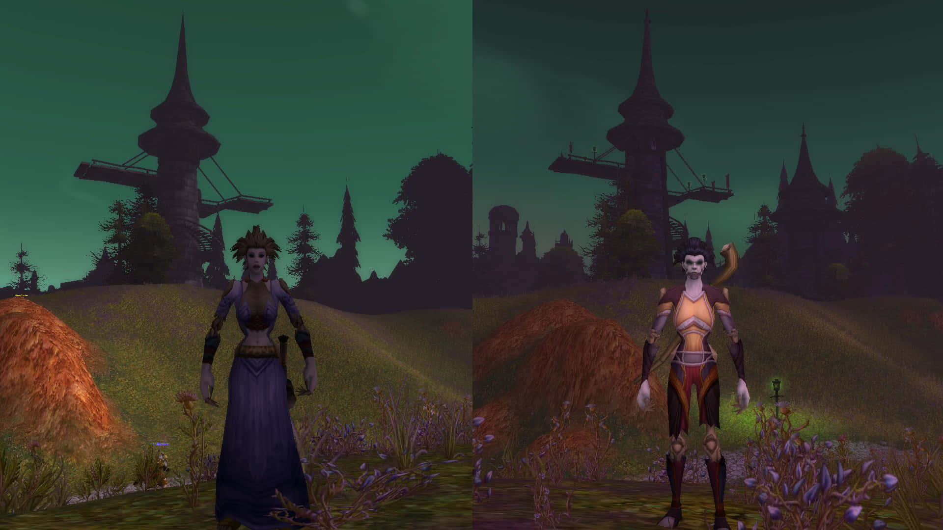 Warcraft 2, fantasy characters, twilight field, Full HD Desktop Wallpaper